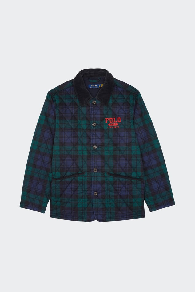 Jacket Logo Plaid Barn Coat Multicolored Polo Ralph Lauren Man Citadium