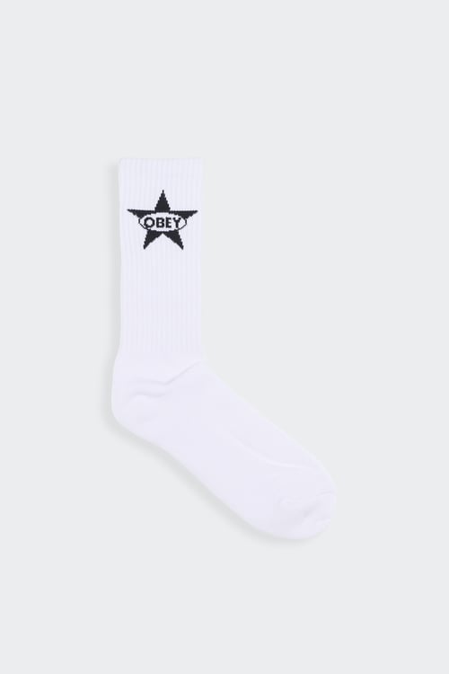 OBEY Chaussettes Blanc