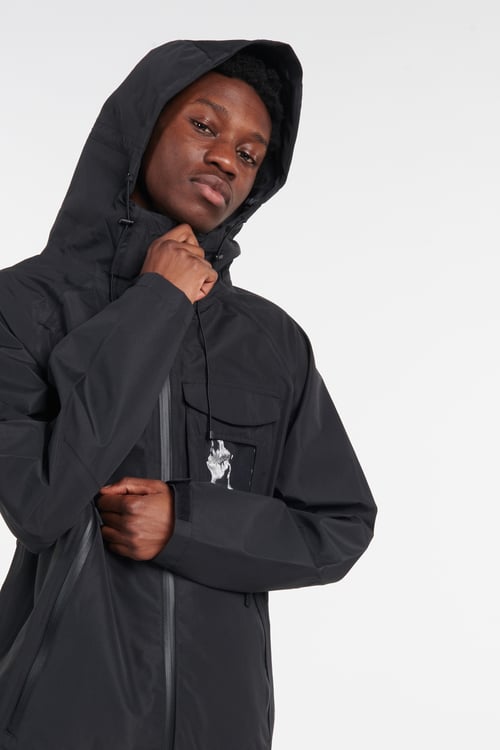 POP TRADING COMPANY Imperméable Noir