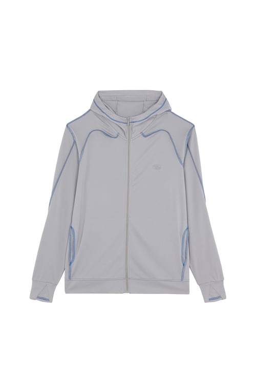 SAN SAN GEAR Regular-fit zip-up cotton-blend hoodie with Pony Player