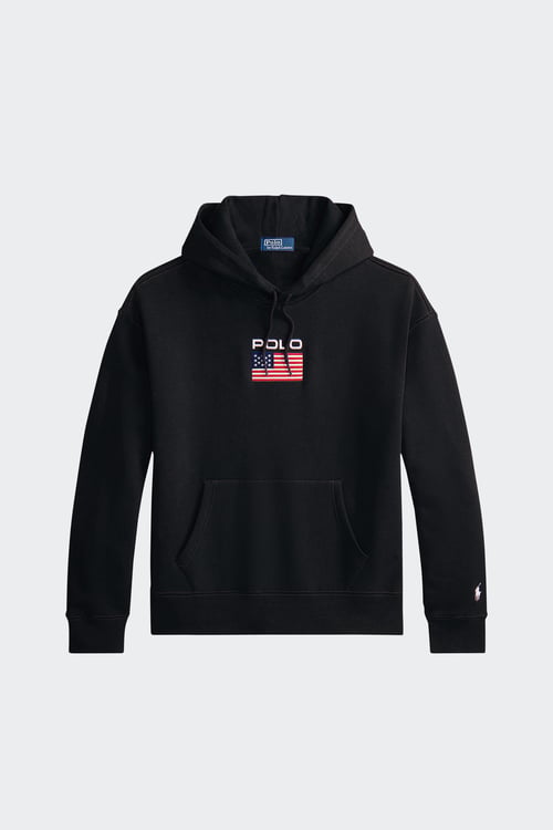Polo - Hoodie - Taille S Noir