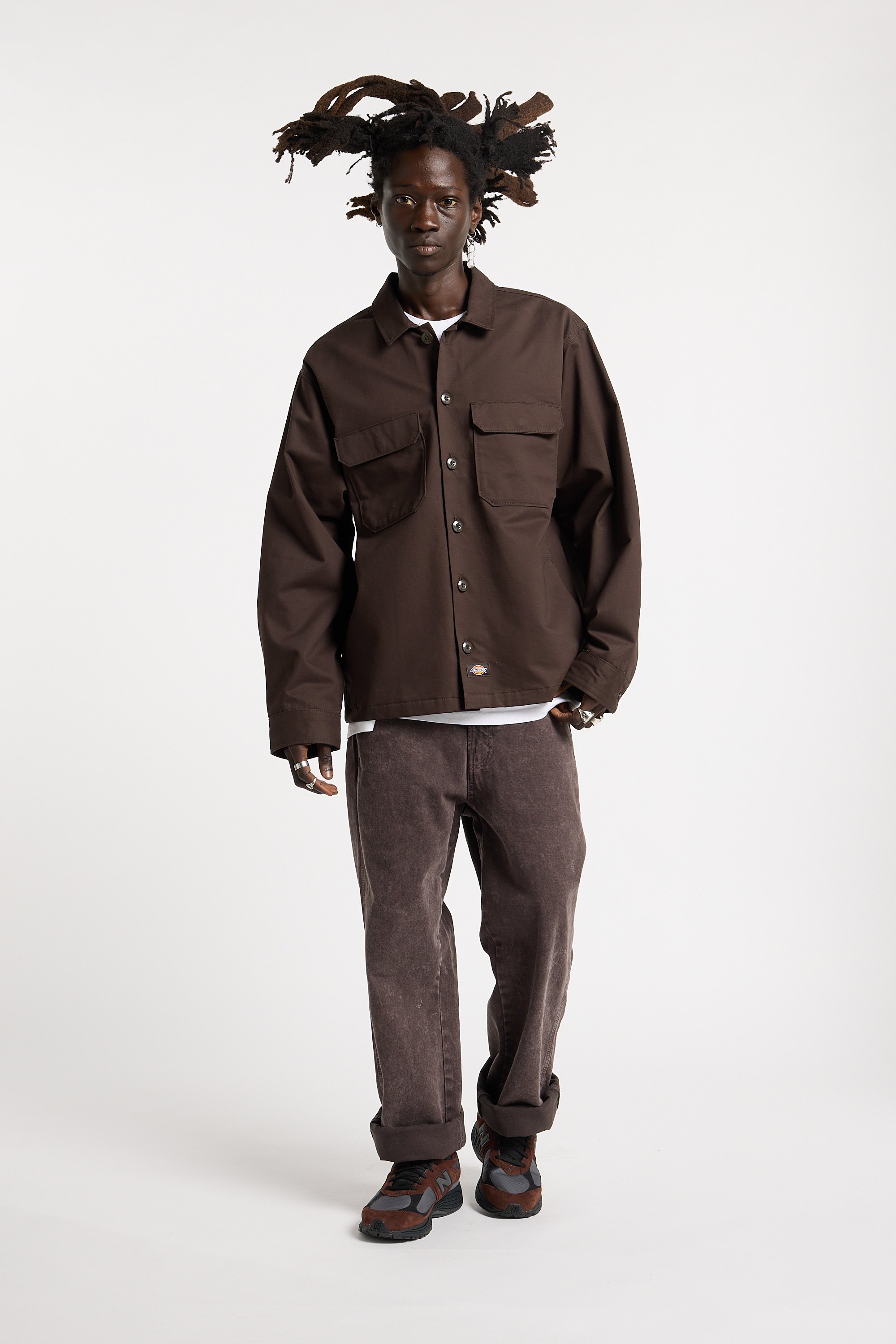 Overshirt DICKIES Brown
