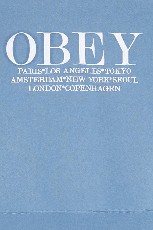 OBEY Sweatshirt  Bleu