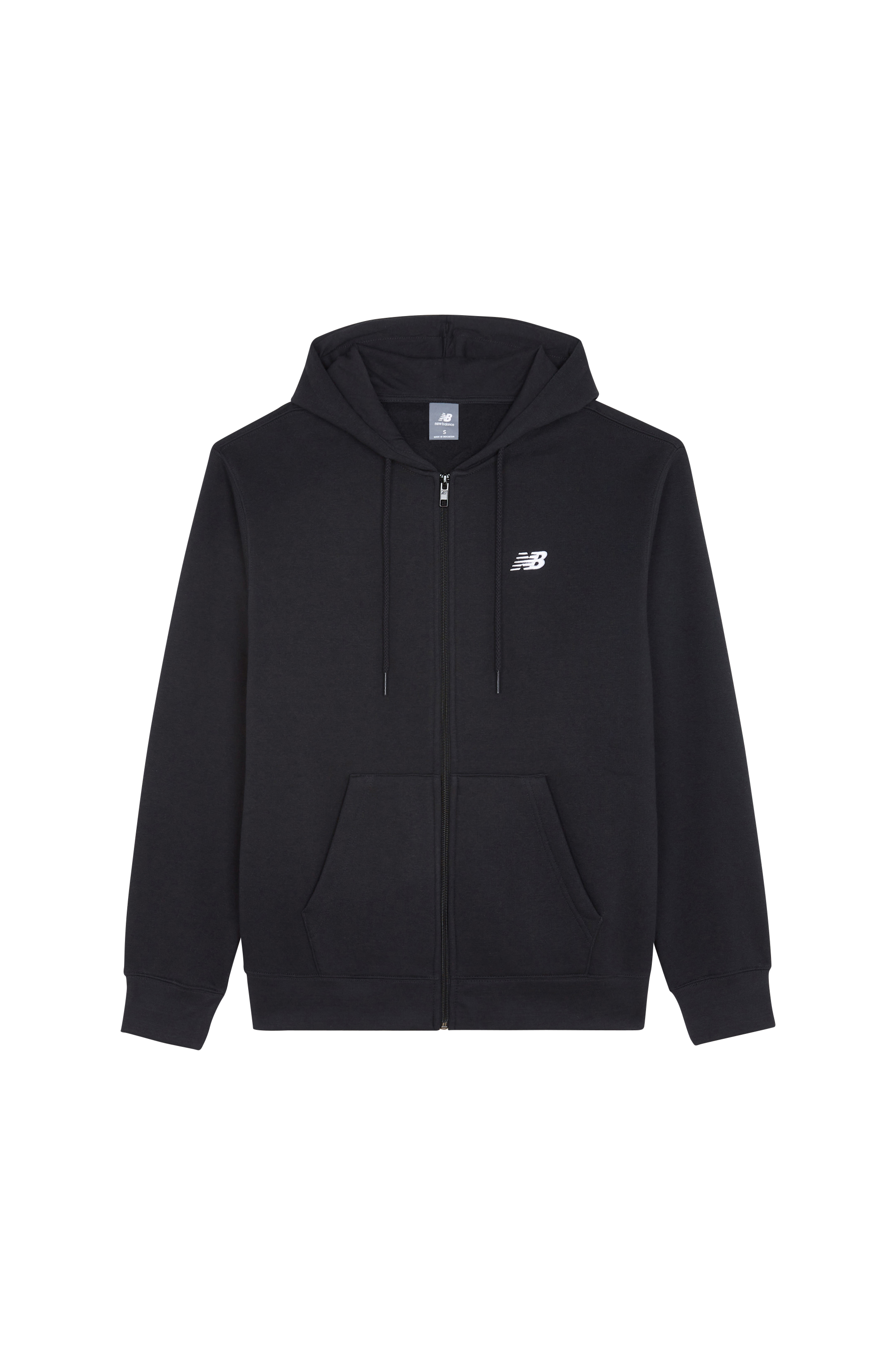 zip-up hoodie Black