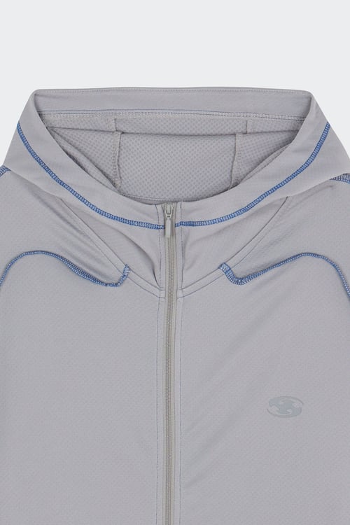 SAN SAN GEAR Hoodie zippé Gris