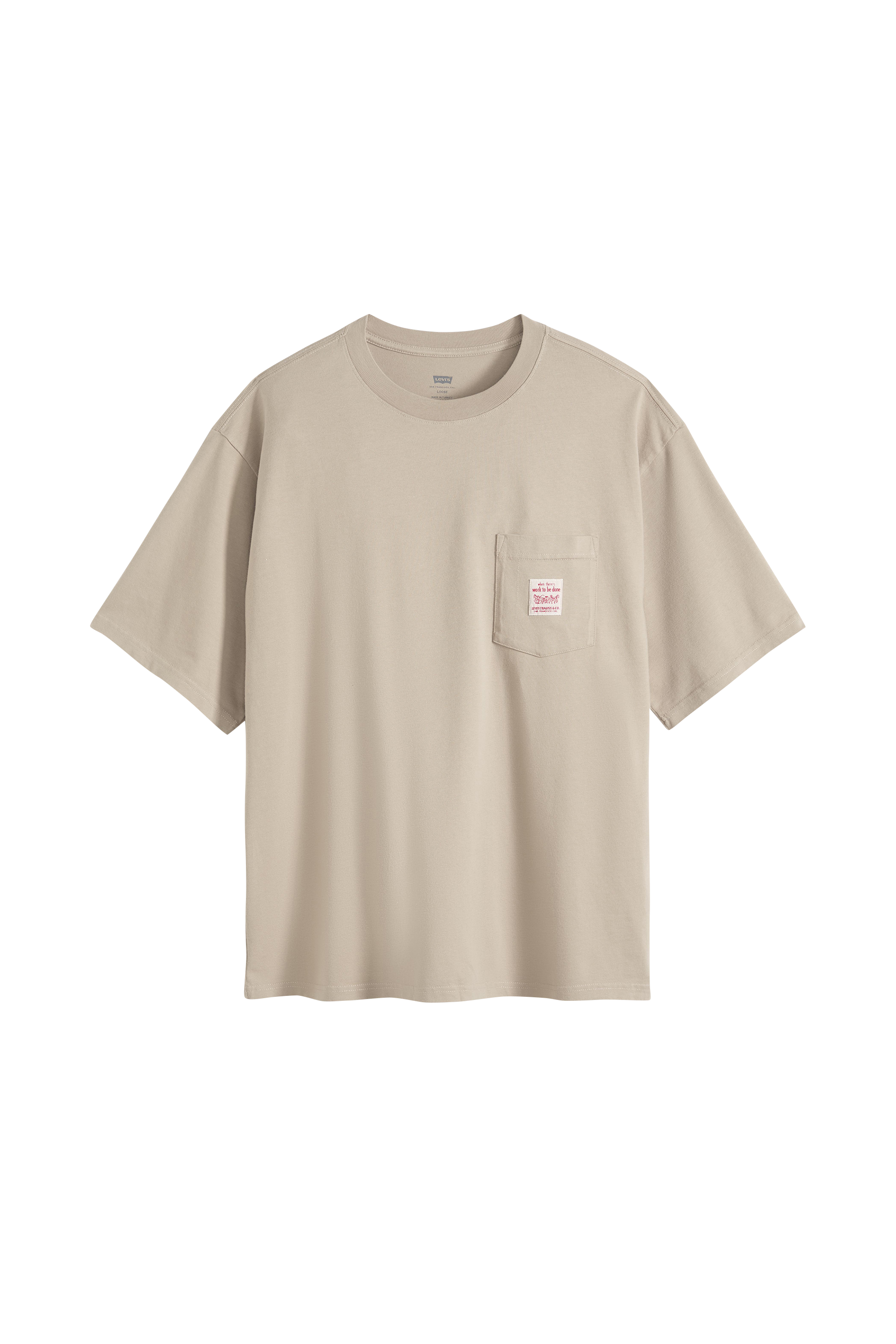 Regular-fit round-neck cotton T-shirt LEVI'S Blue