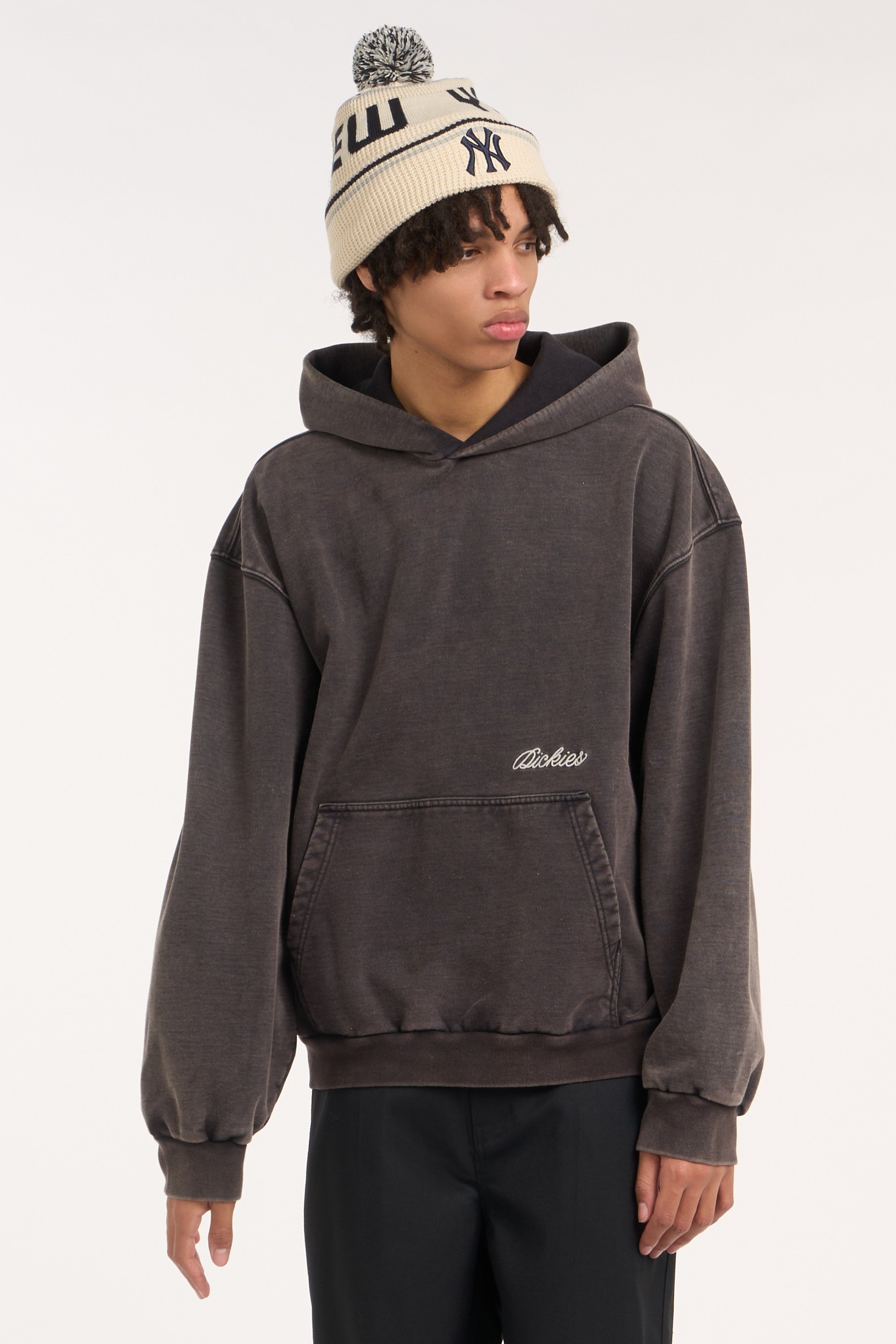 Tommy badge sweatshirt | Black DICKIES Men