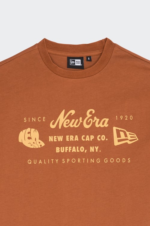 NEW ERA T-shirt Brown