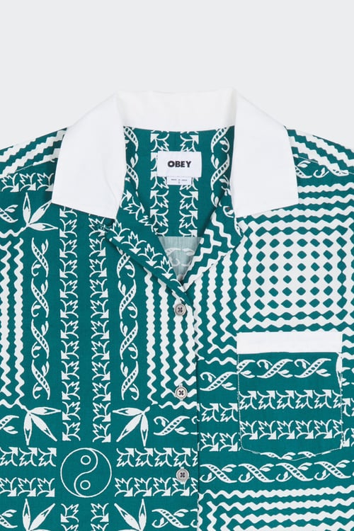 OBEY Chemise Vert