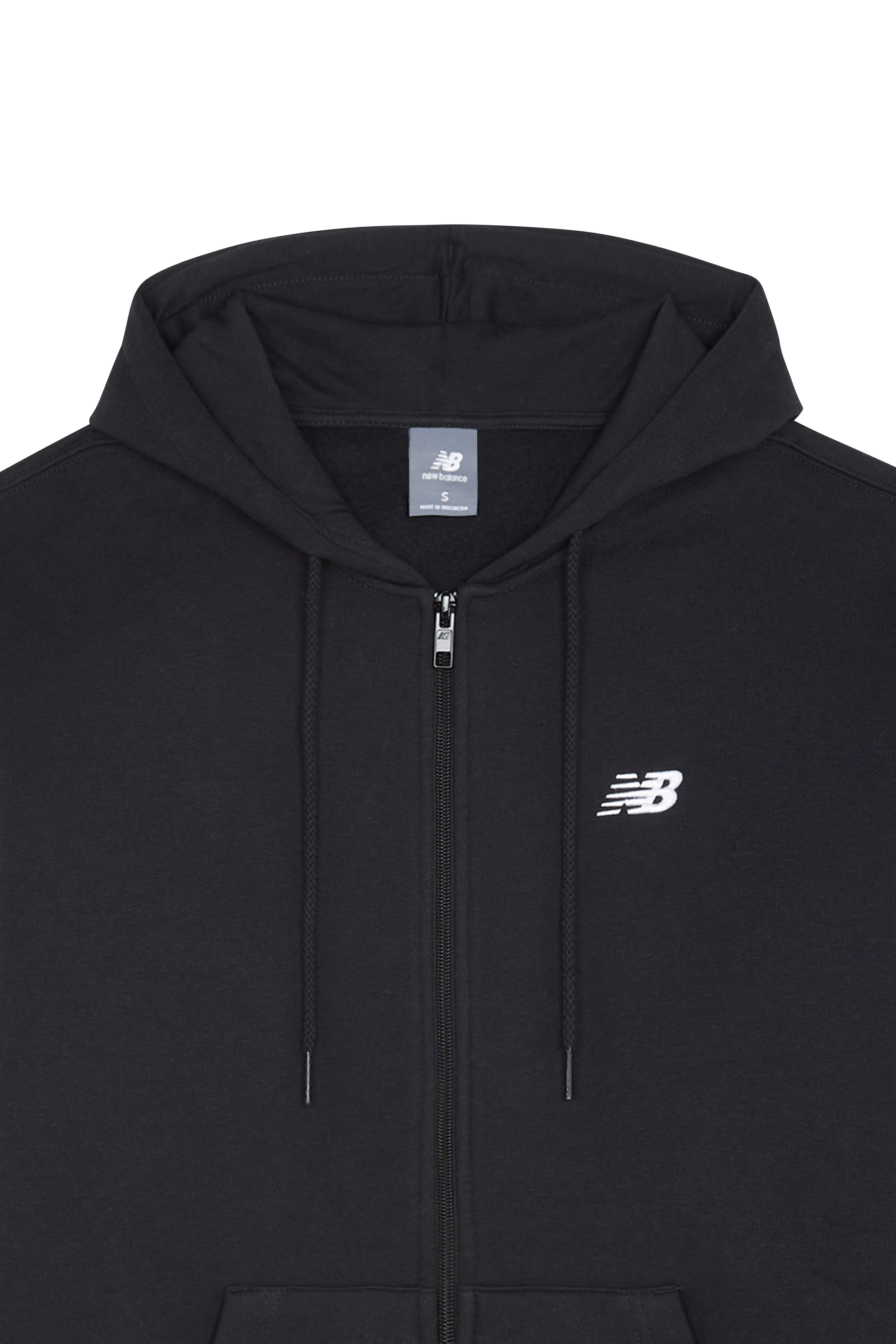 zip-up hoodie Black
