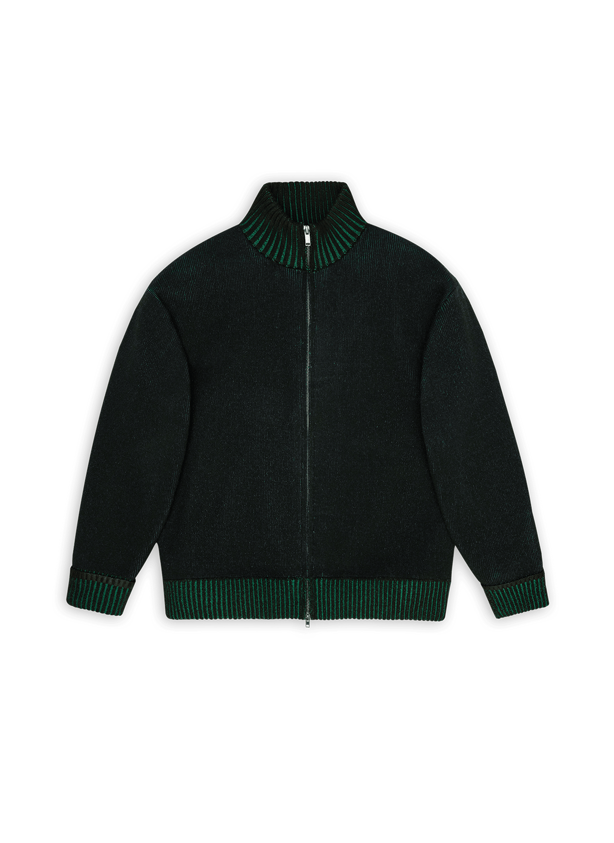 Slim-fit zip-up tracksuit top  SOWA Black- envy
