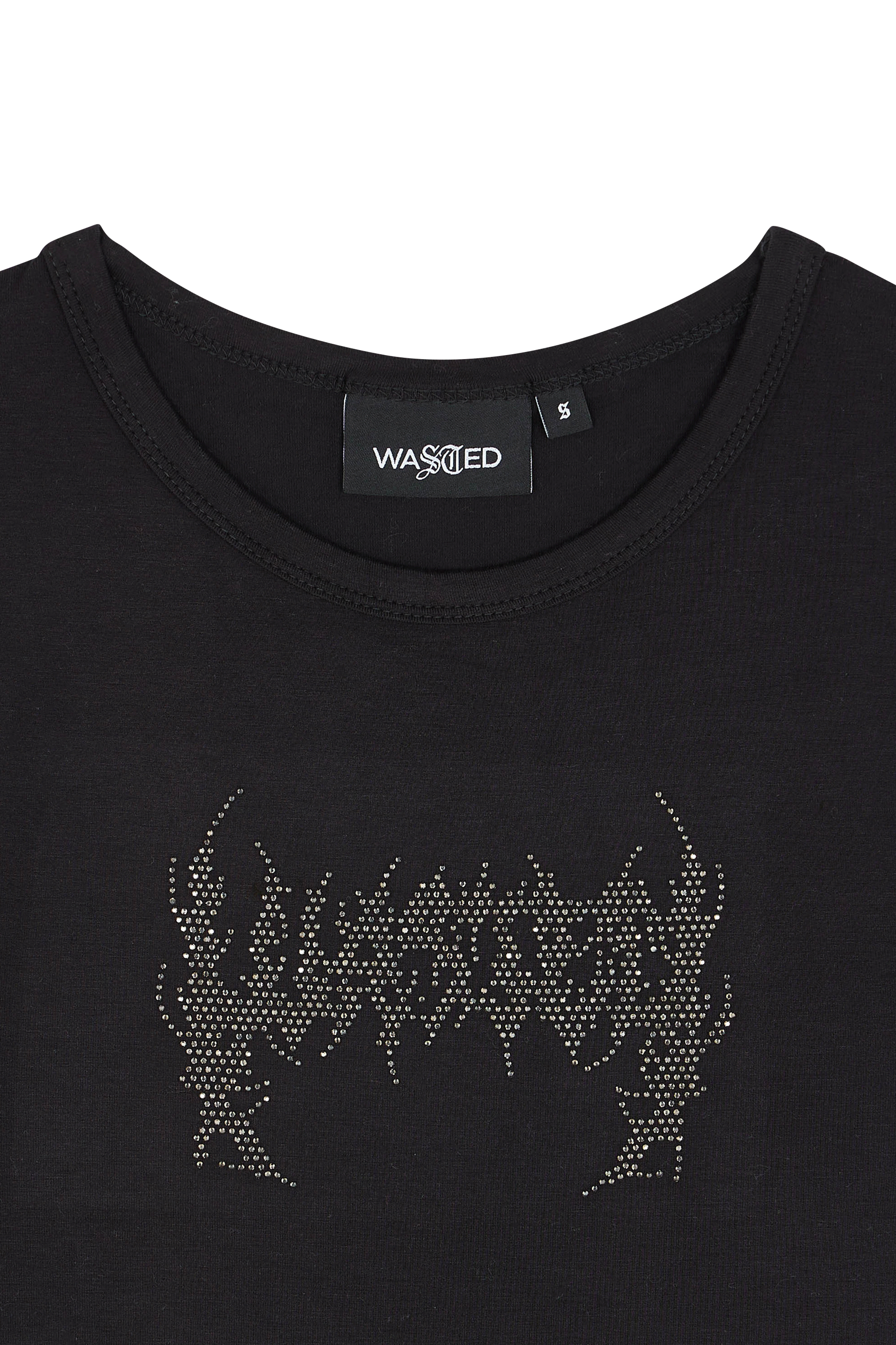 T-shirt WASTED Noir