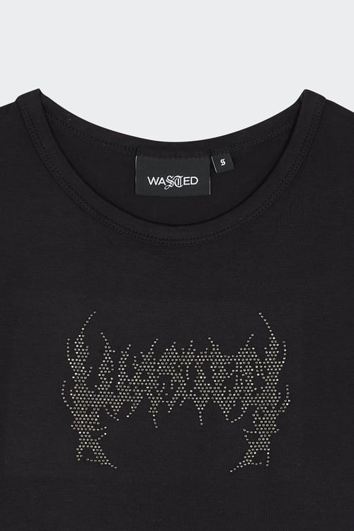 WASTED T-shirt Noir