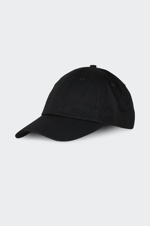 SCHOTT Casquette Noir