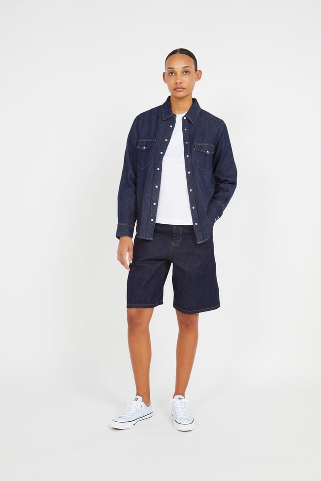 Levi's® NEW BARSTOW WESTERN - Chemise - vintage stone/denim bleu Levi's® NEW BARSTOW WESTERN - Chemise - vintage stone/denim bleu