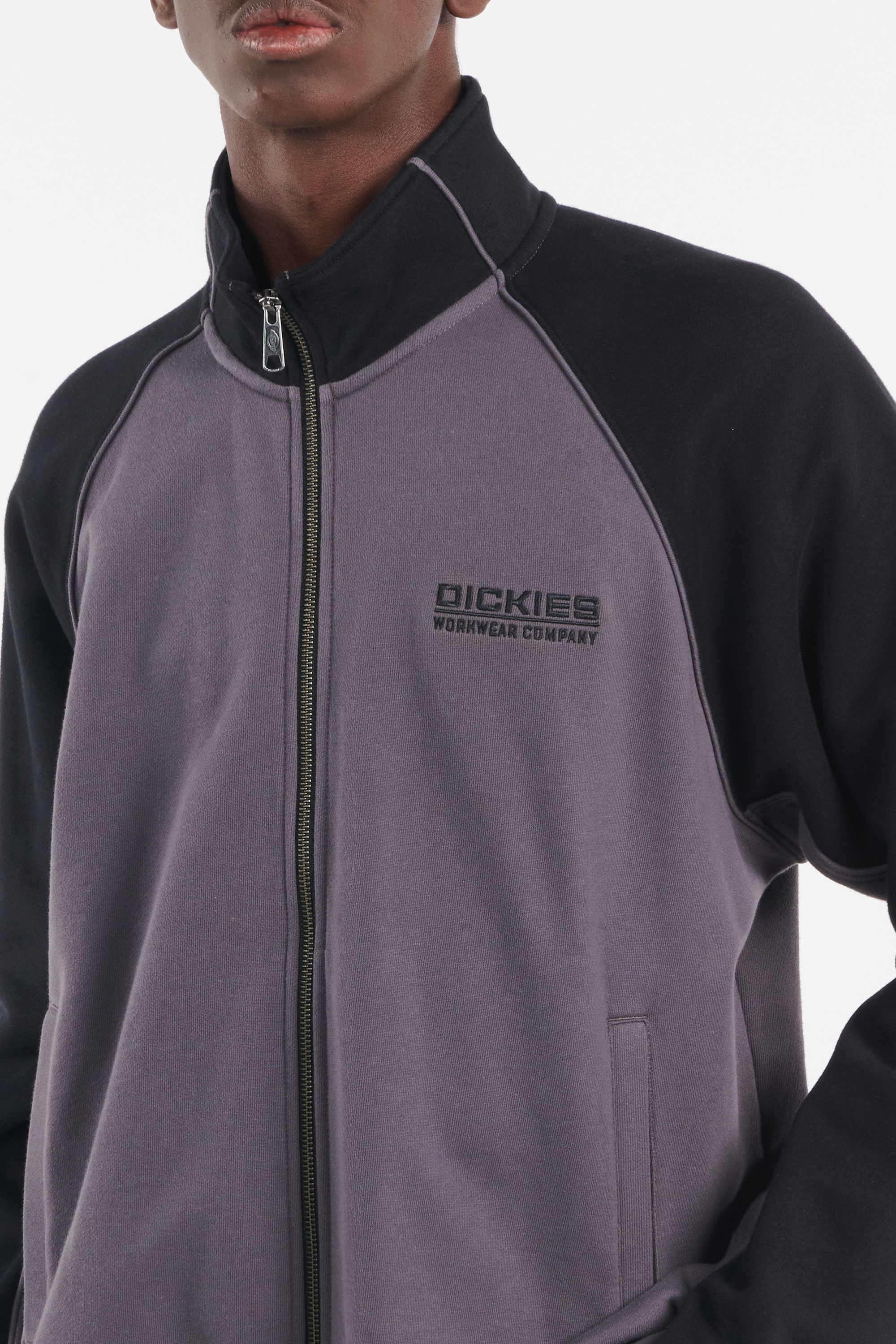 Zip-up sweatshirt | Black DICKIES Men