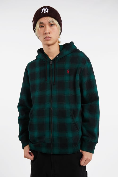 POLO RALPH LAUREN Hoodie zippé Vert