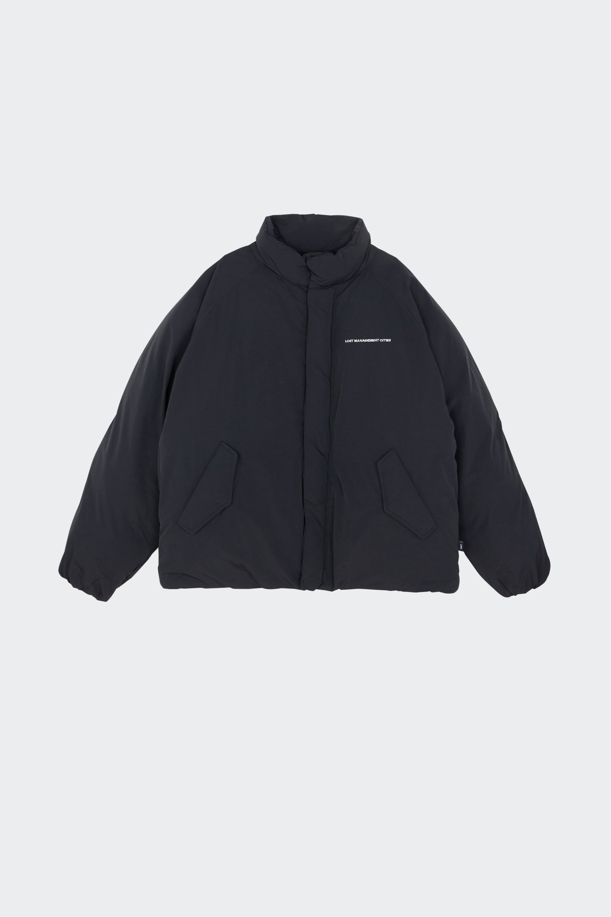 Puffer Jacket | Black by LOST MANAGEMENT CITIES Puffer Jacket Black