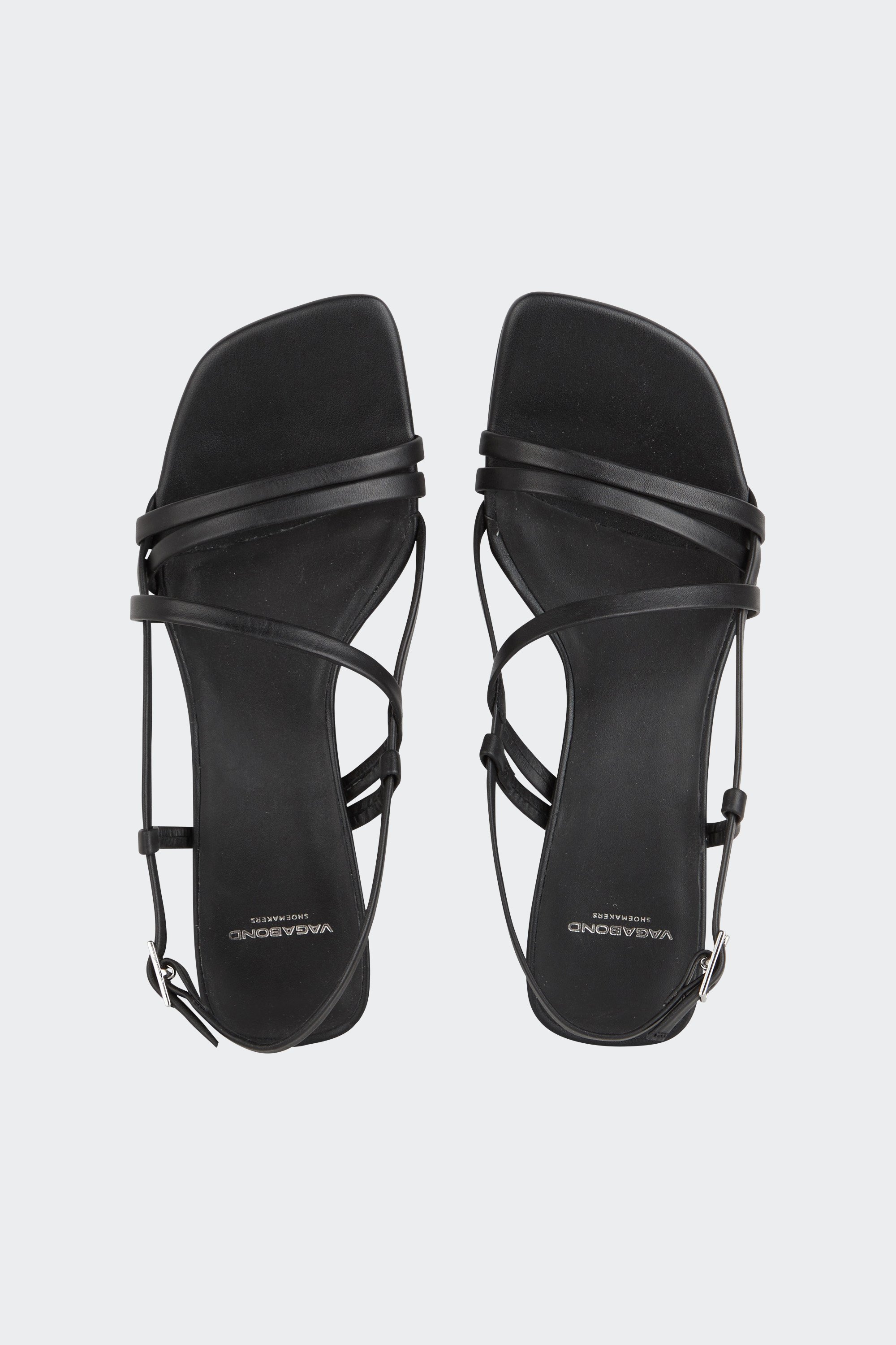 Heeled sandals | Black by VAGABOND SHOEMAKERS Heeled sandals Black