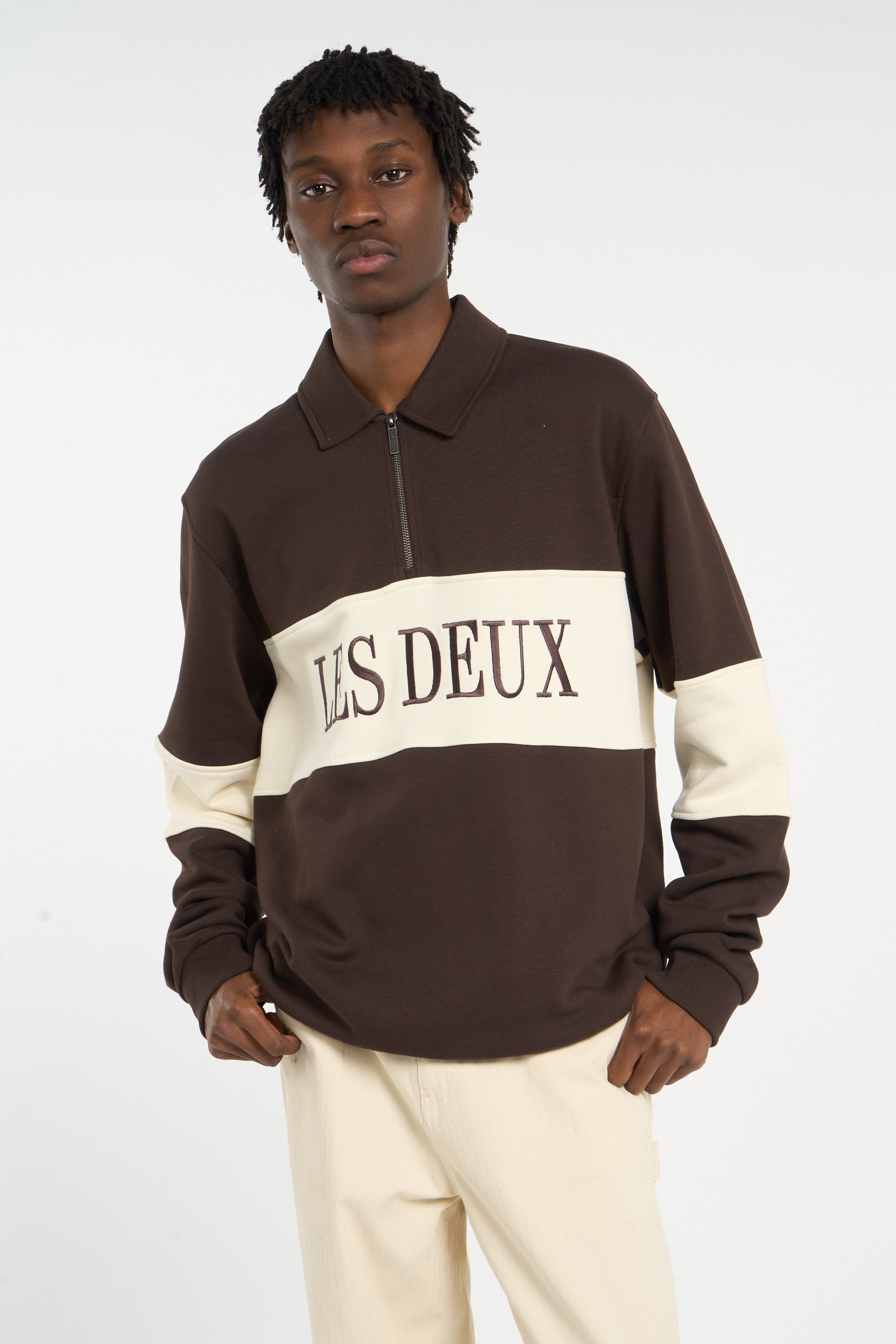 Hoodie | Marron LES DEUX Homme