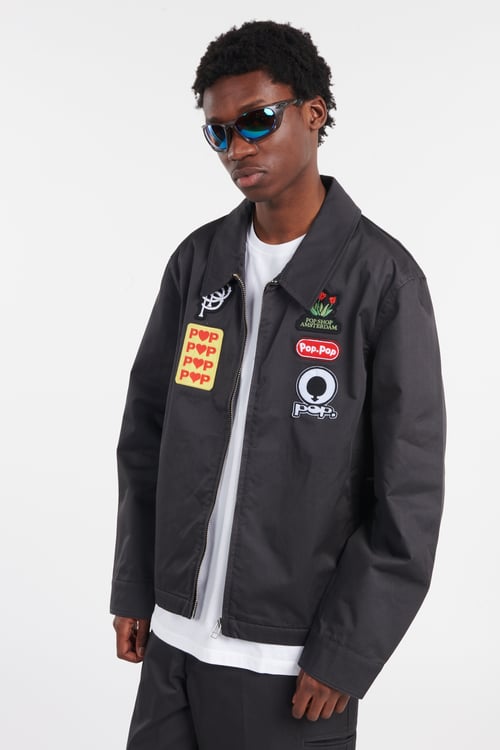 POP TRADING COMPANY Veste Noir
