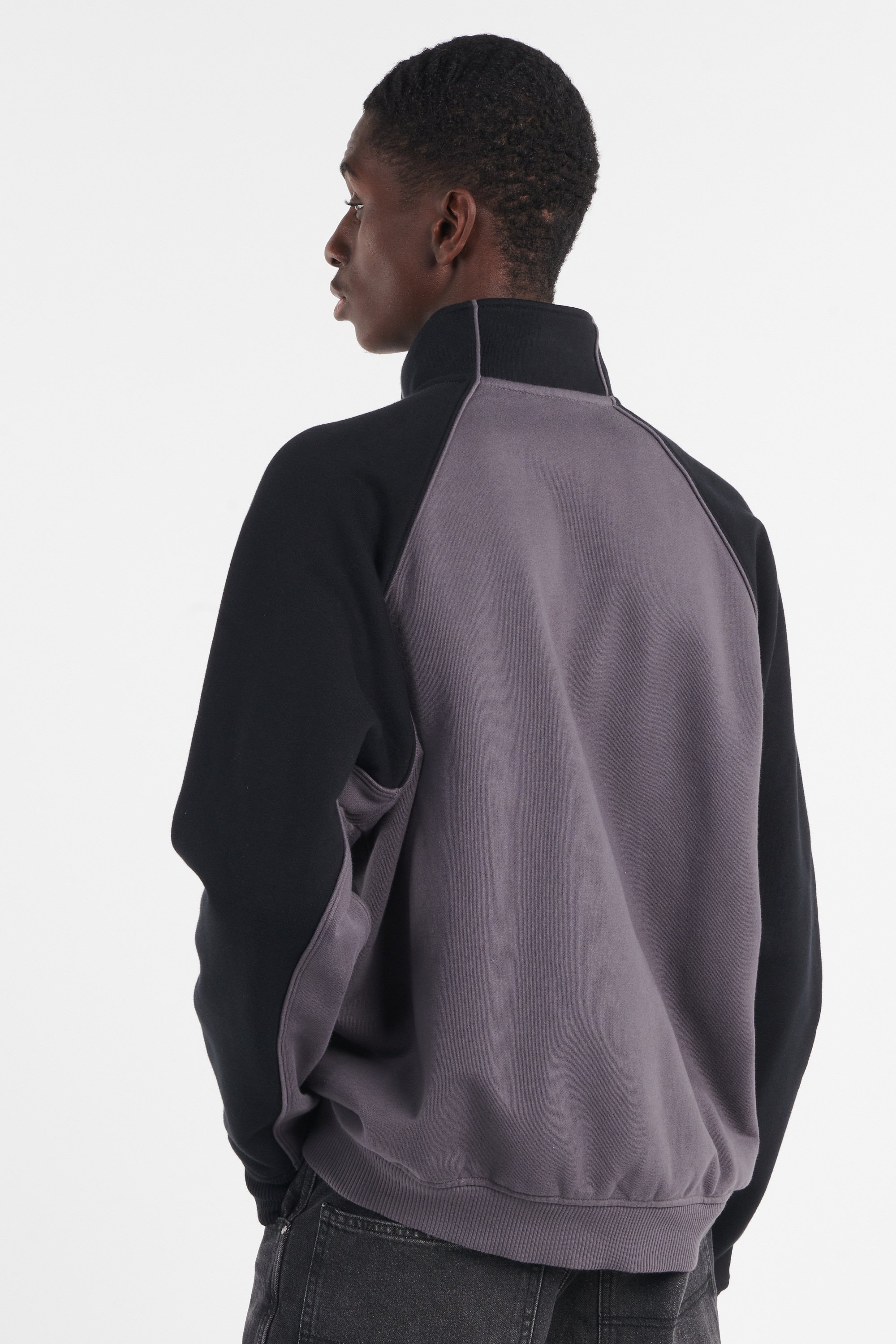 Zip-up sweatshirt Black