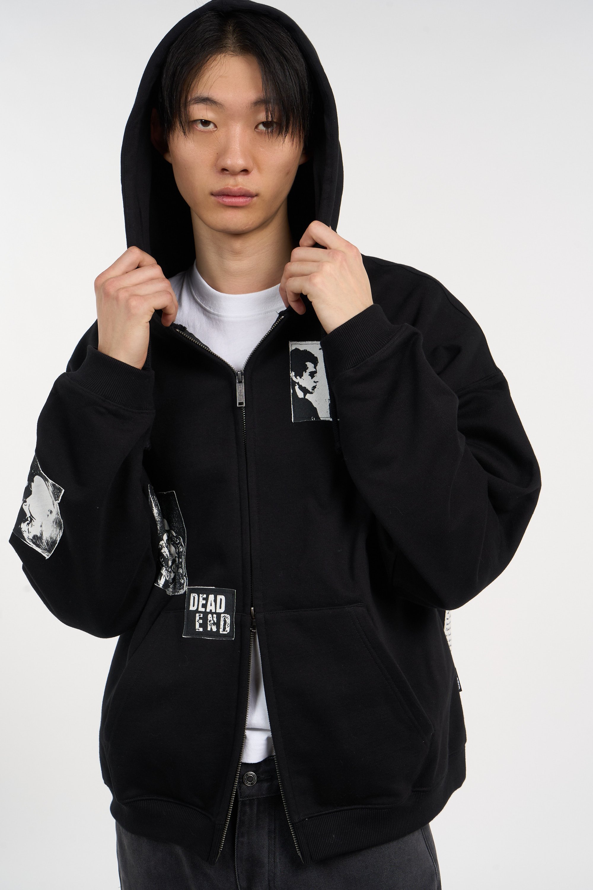 Hoodie zippé Noir