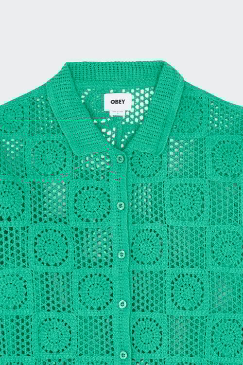 OBEY Chemise Vert