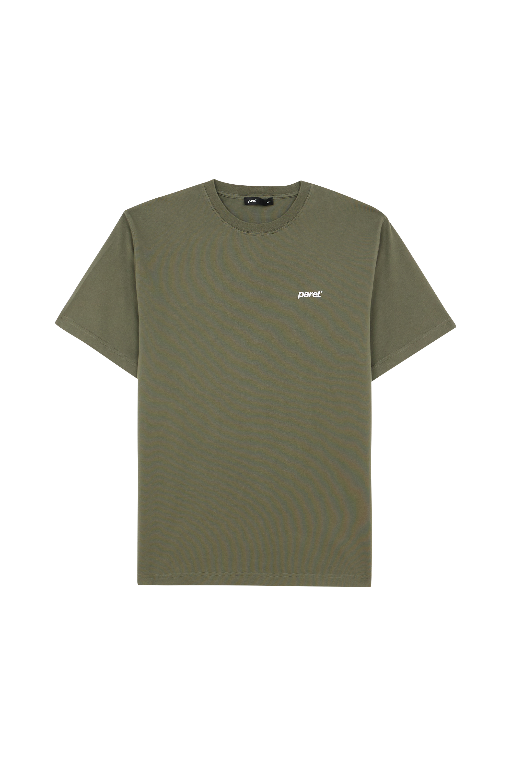 Regular-fit round-neck cotton T-shirt Green