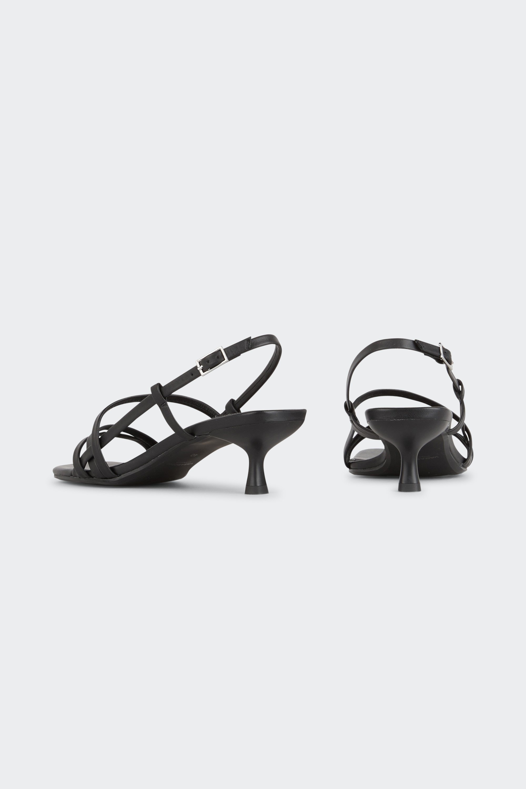 Heeled sandals | Black by VAGABOND SHOEMAKERS Heeled sandals Black