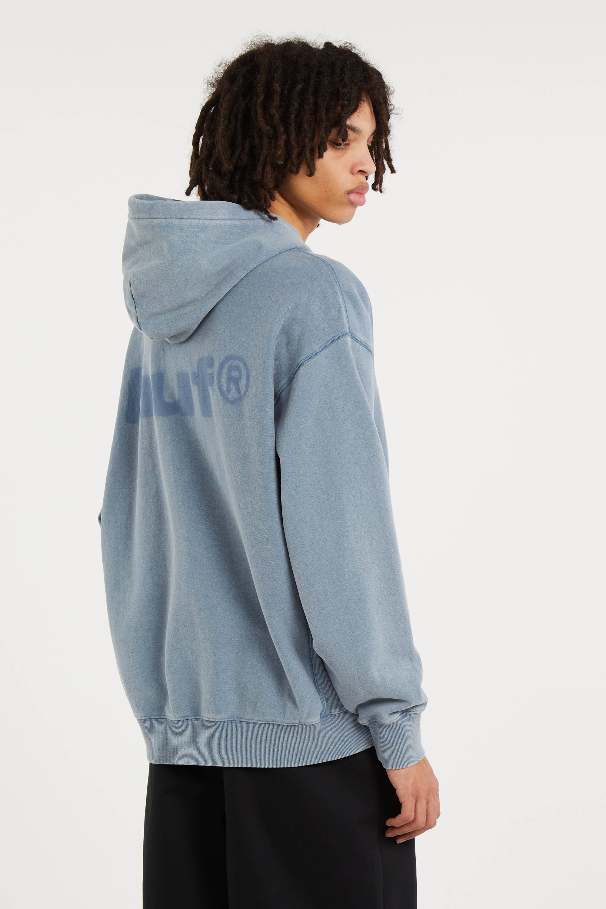 Sweat zippé Bleu