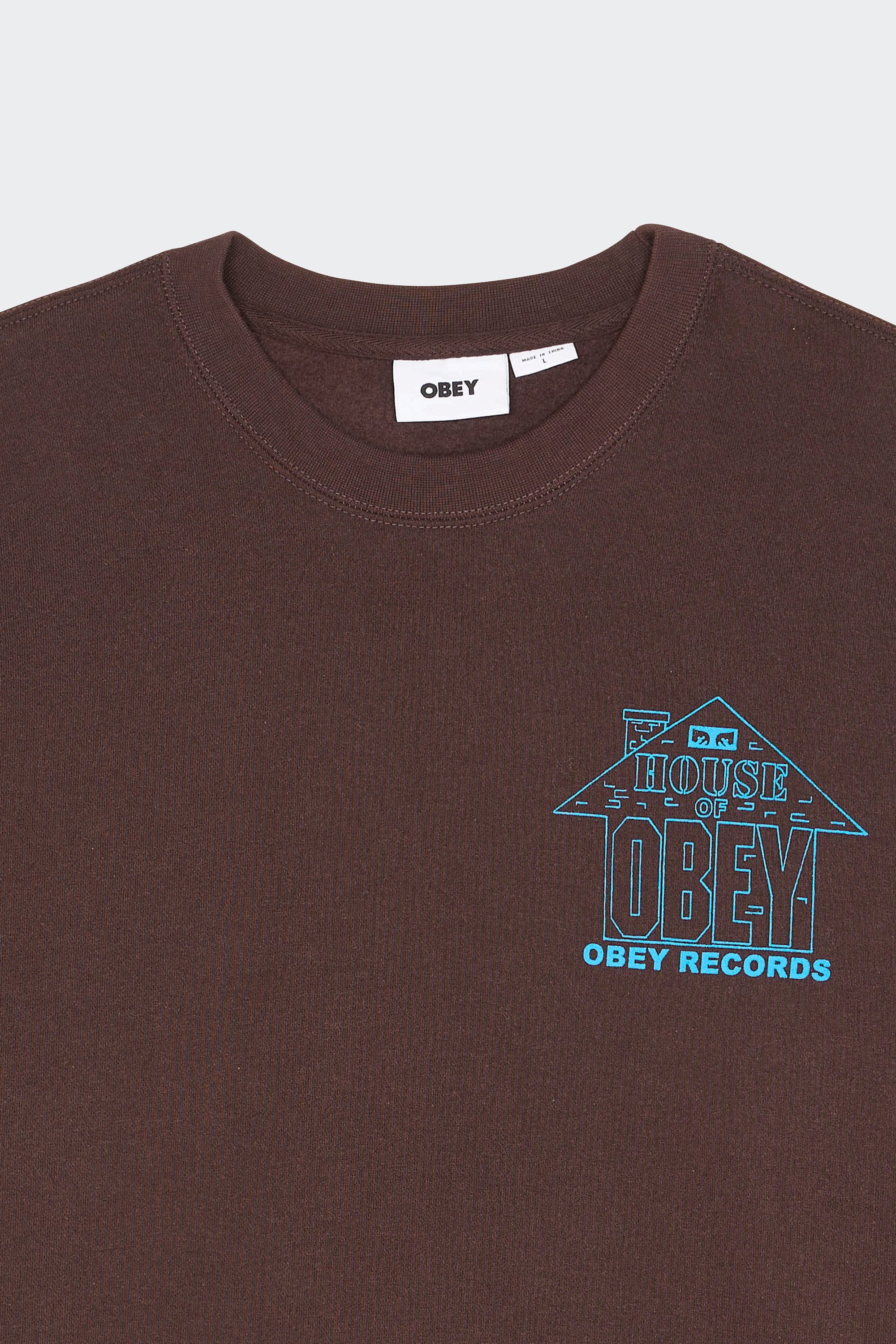 Sweatshirt | Kaki by OBEY Sweatshirt Kaki