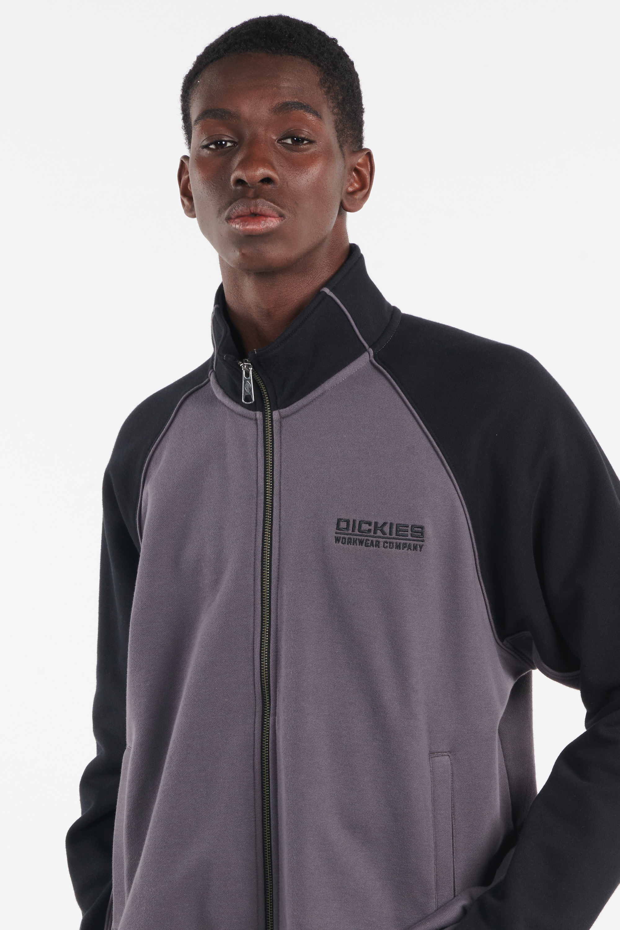 Zip-up sweatshirt Black