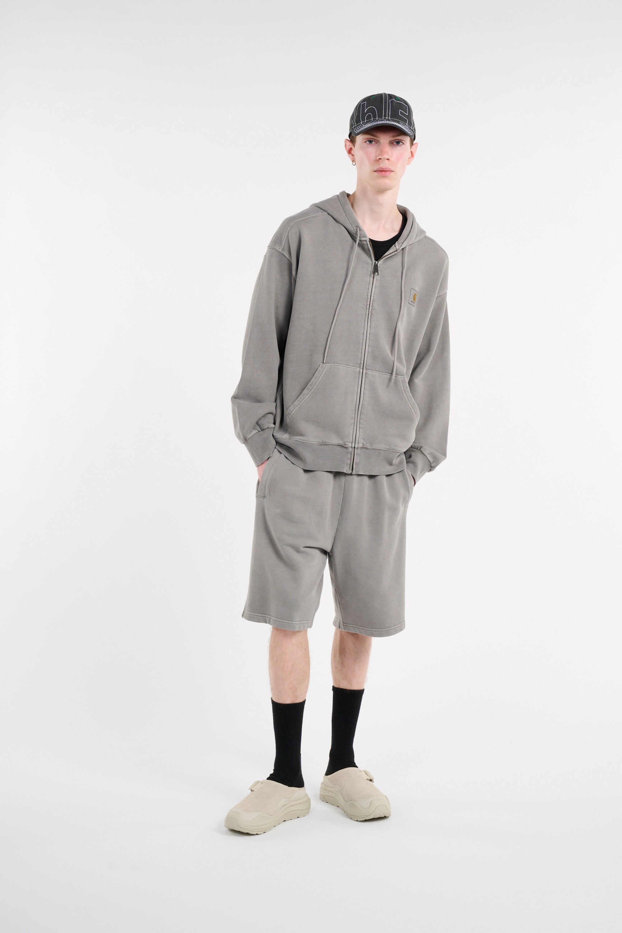Hoodie zippé CARHARTT WIP Gris