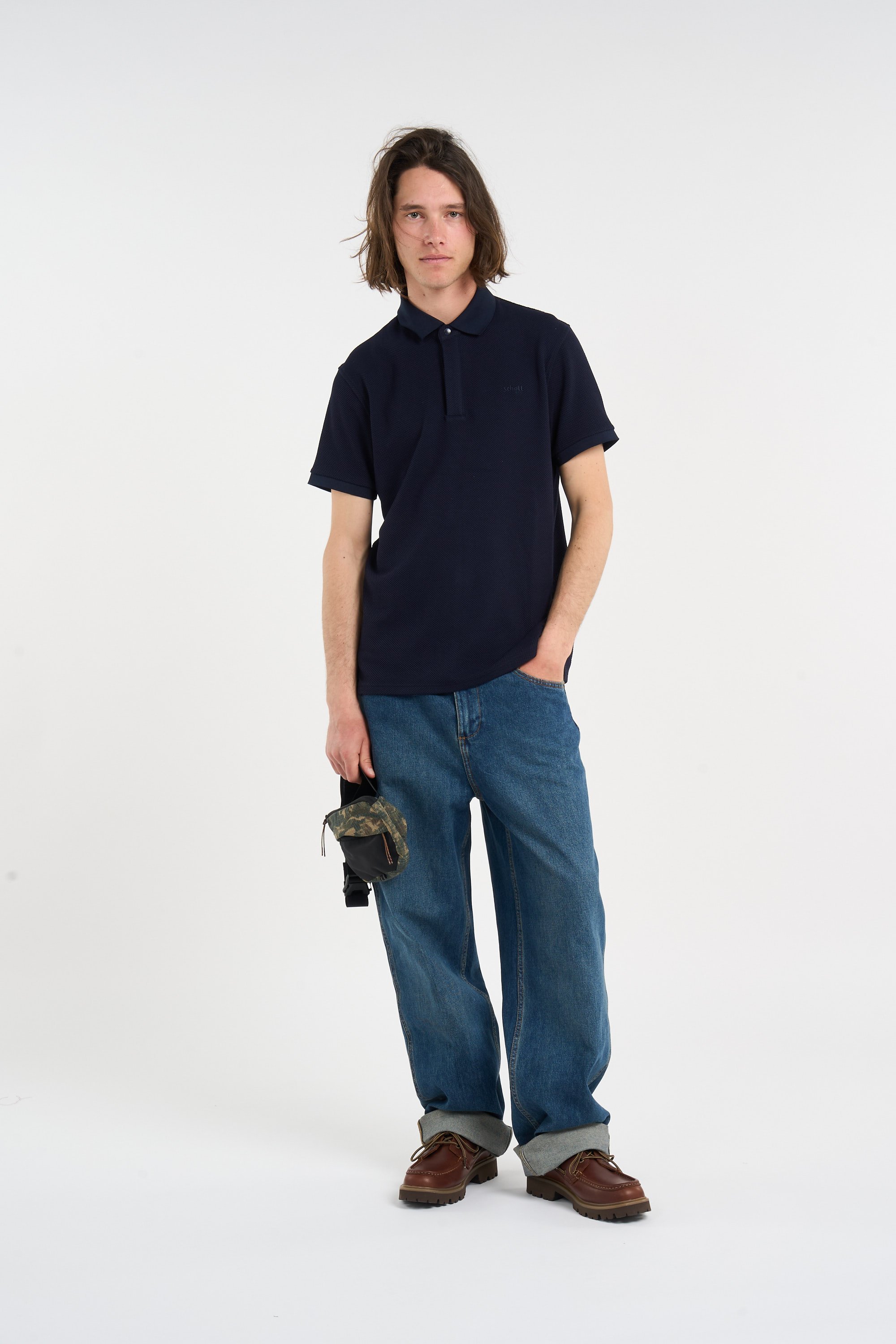 Canvas waist bag Khaki