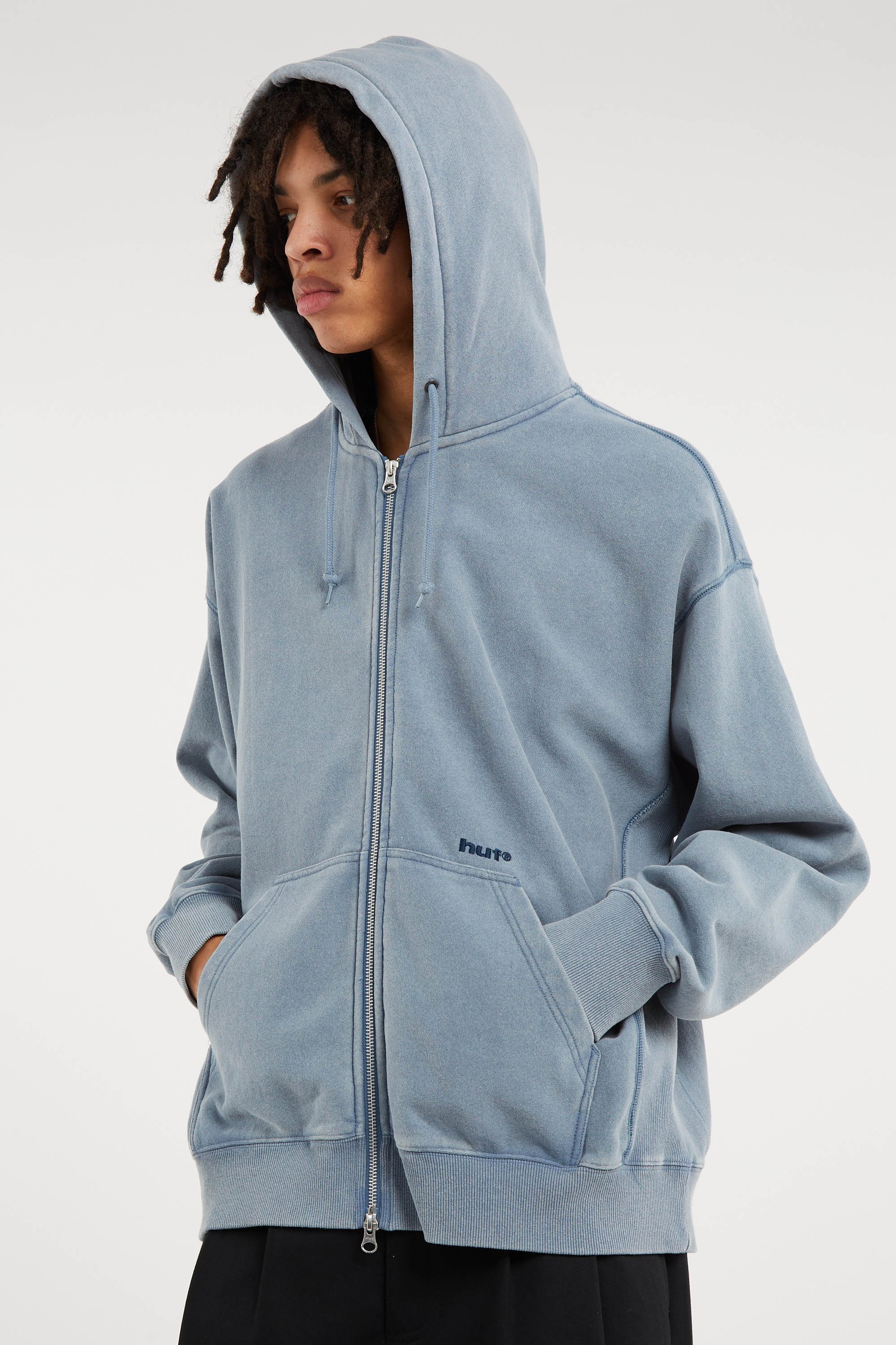 Sweat zippé Bleu