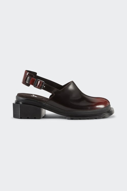 DR MARTENS - Derbies en cuir - Taille 39 Rouge