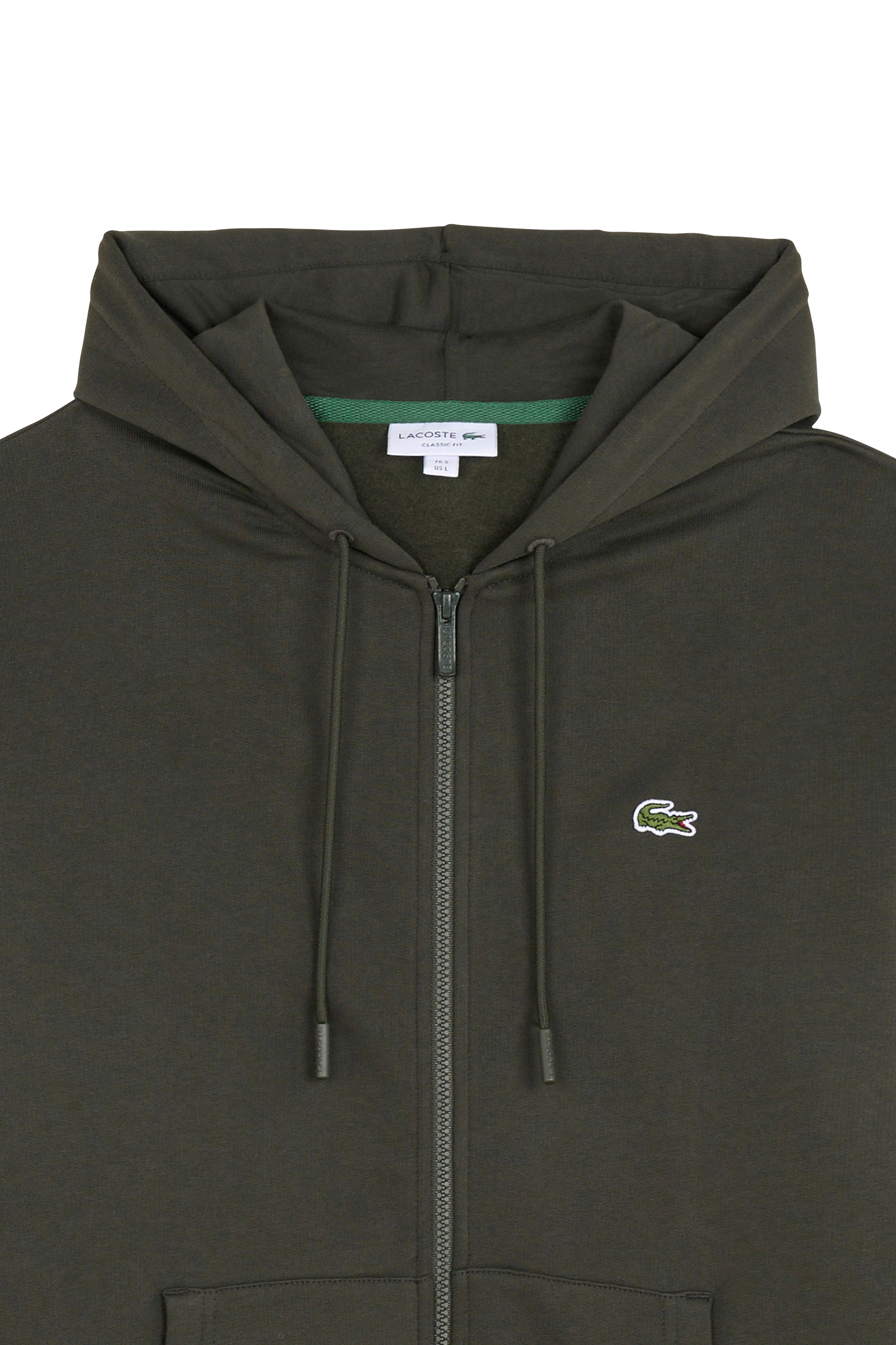 Sweat zippé | Vert LACOSTE Homme