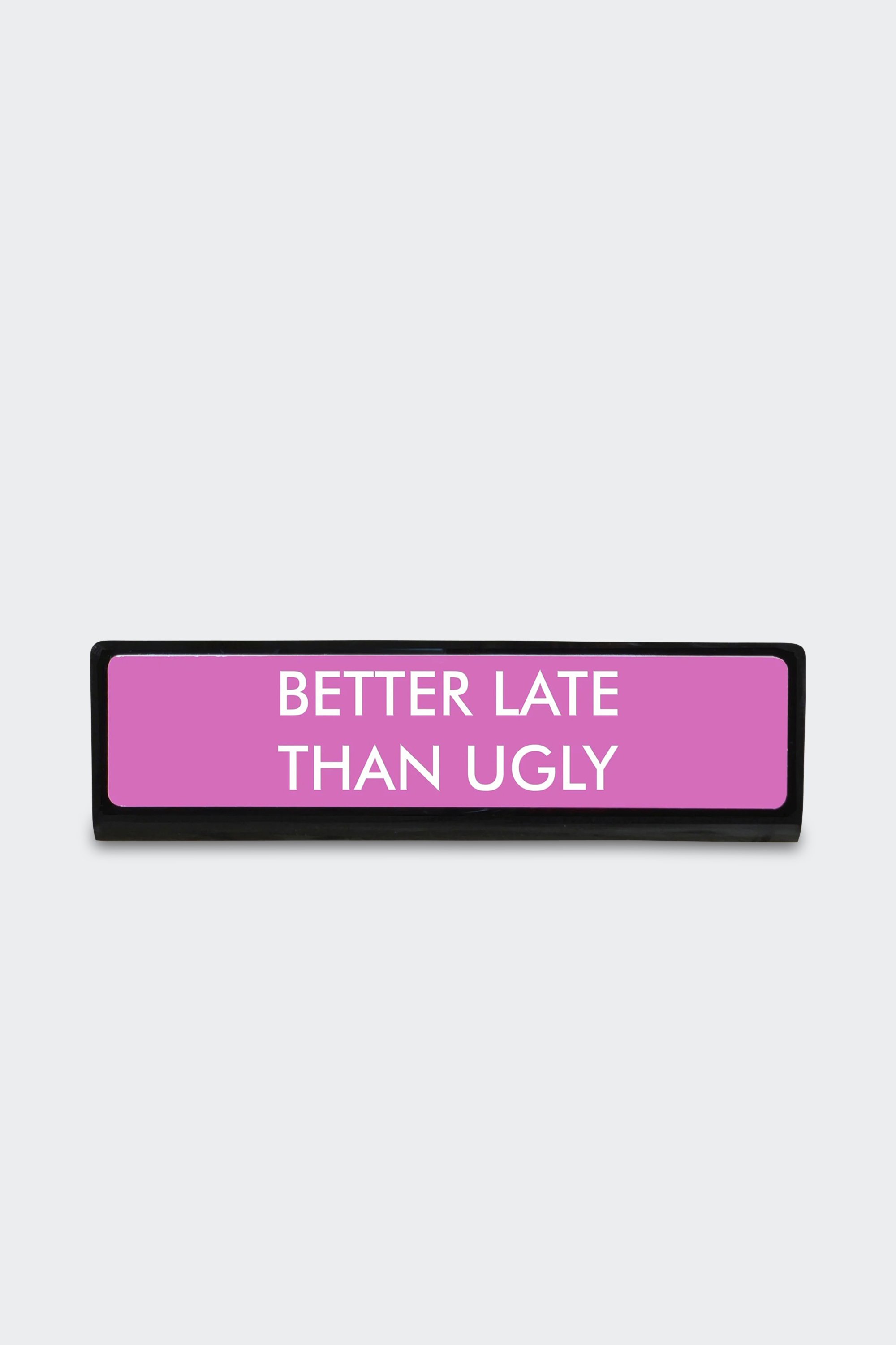 Desk plaque | Multicolored by FLAMINGO CANDLES Desk plaque Multicolored