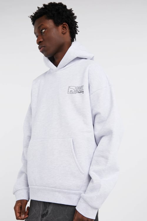 OBEY Hoodie Gris