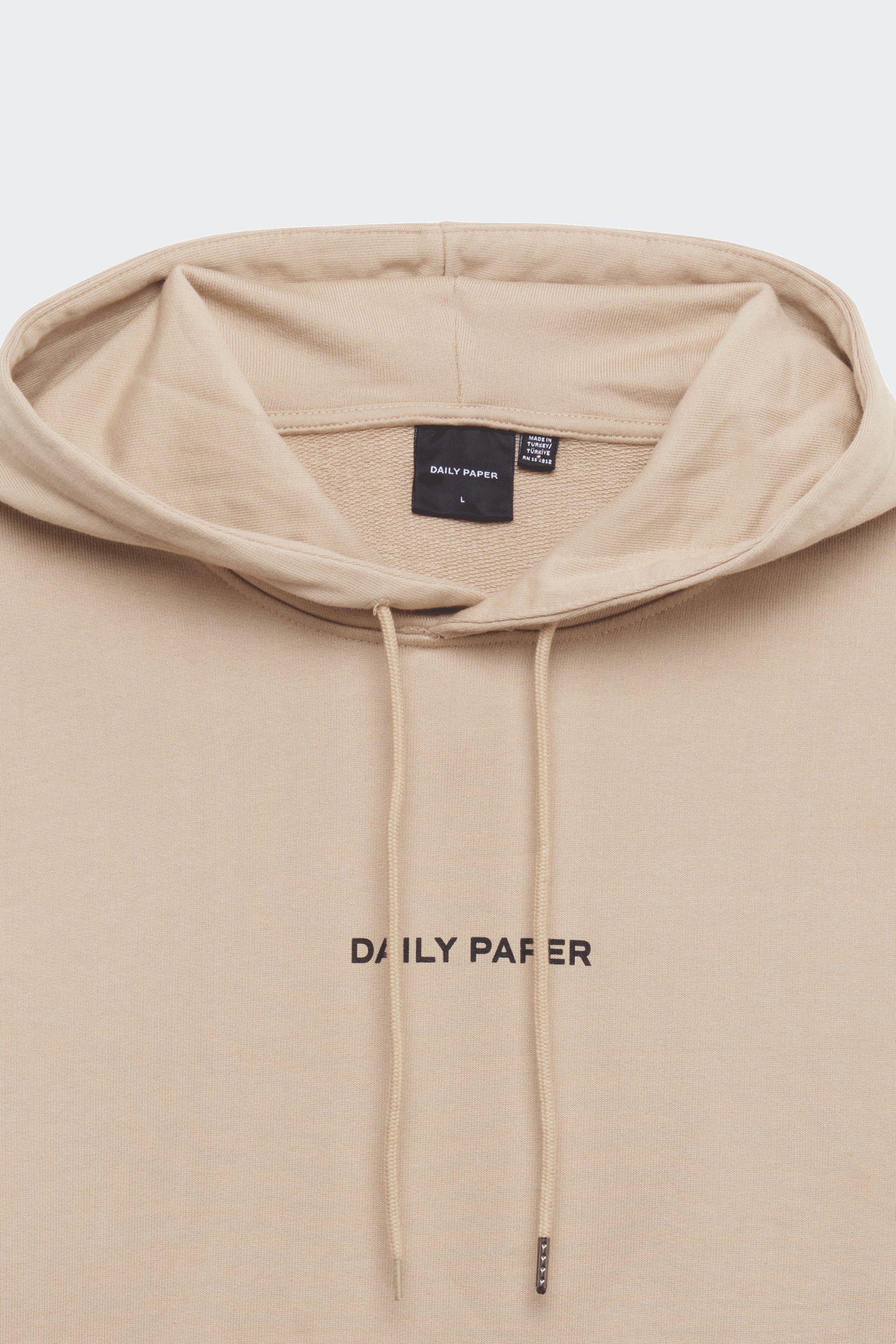 Hoodie | Beige by DAILY PAPER Hoodie Beige