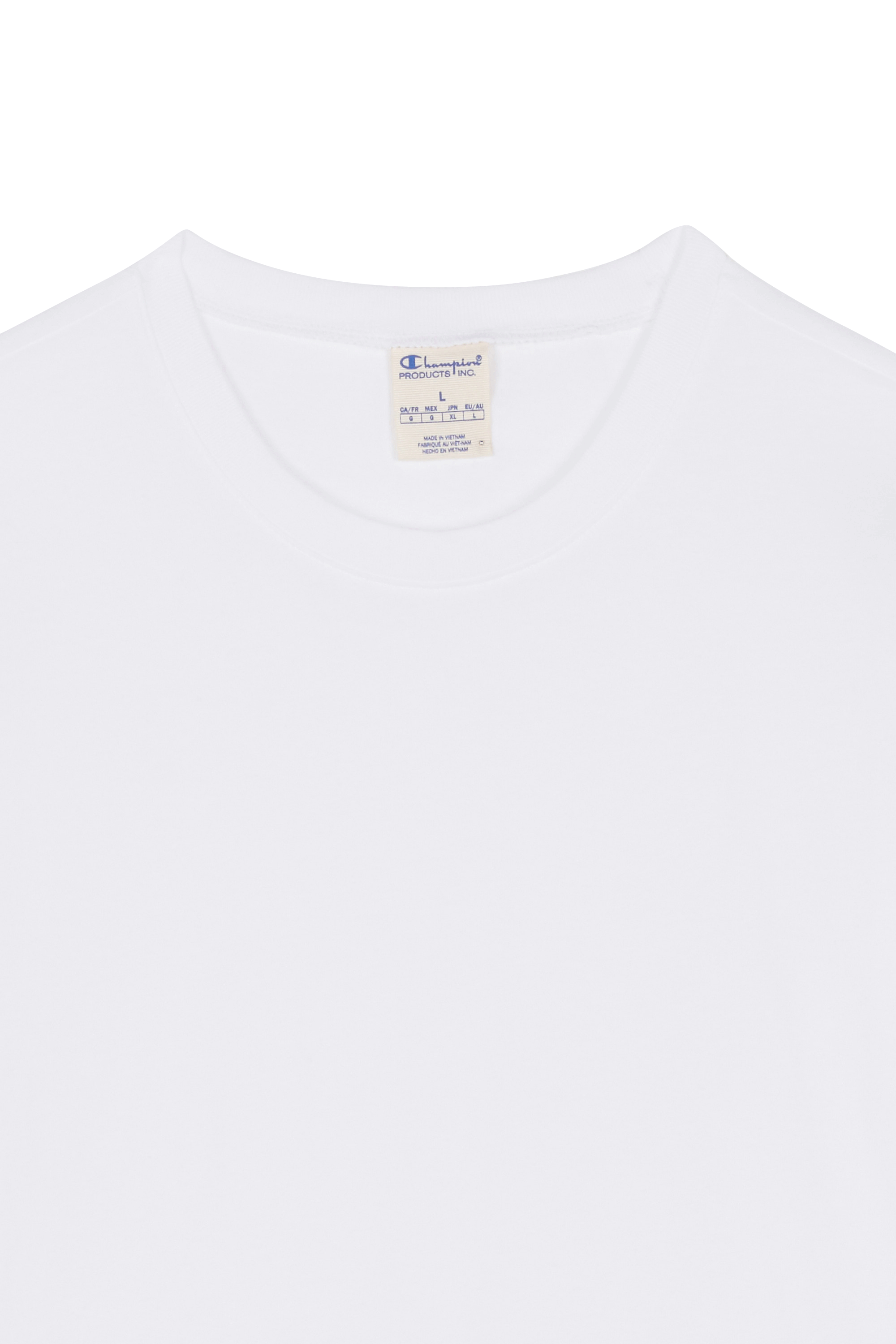 Regular-fit round-neck cotton T-shirt White