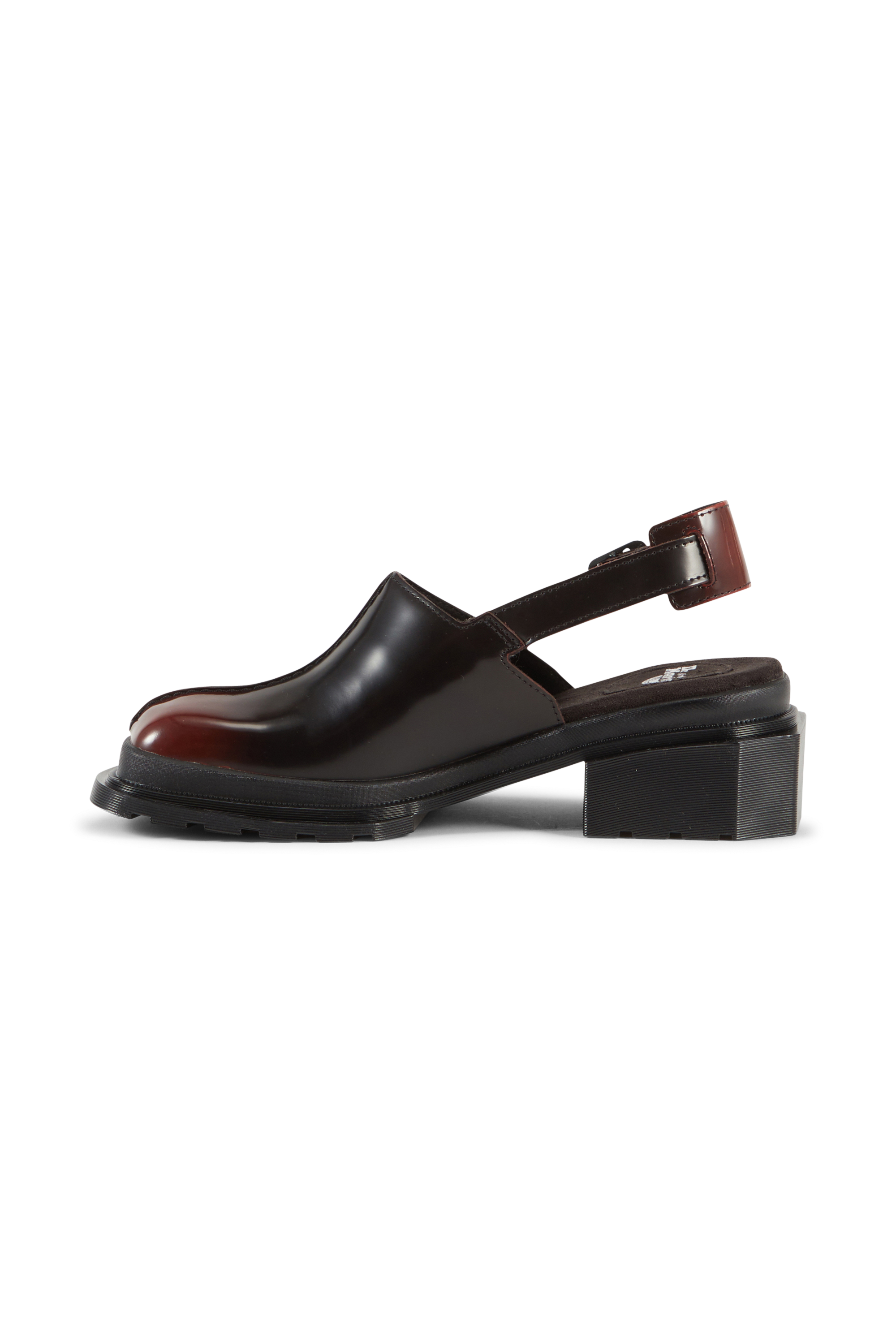 Derbies en cuir Rouge