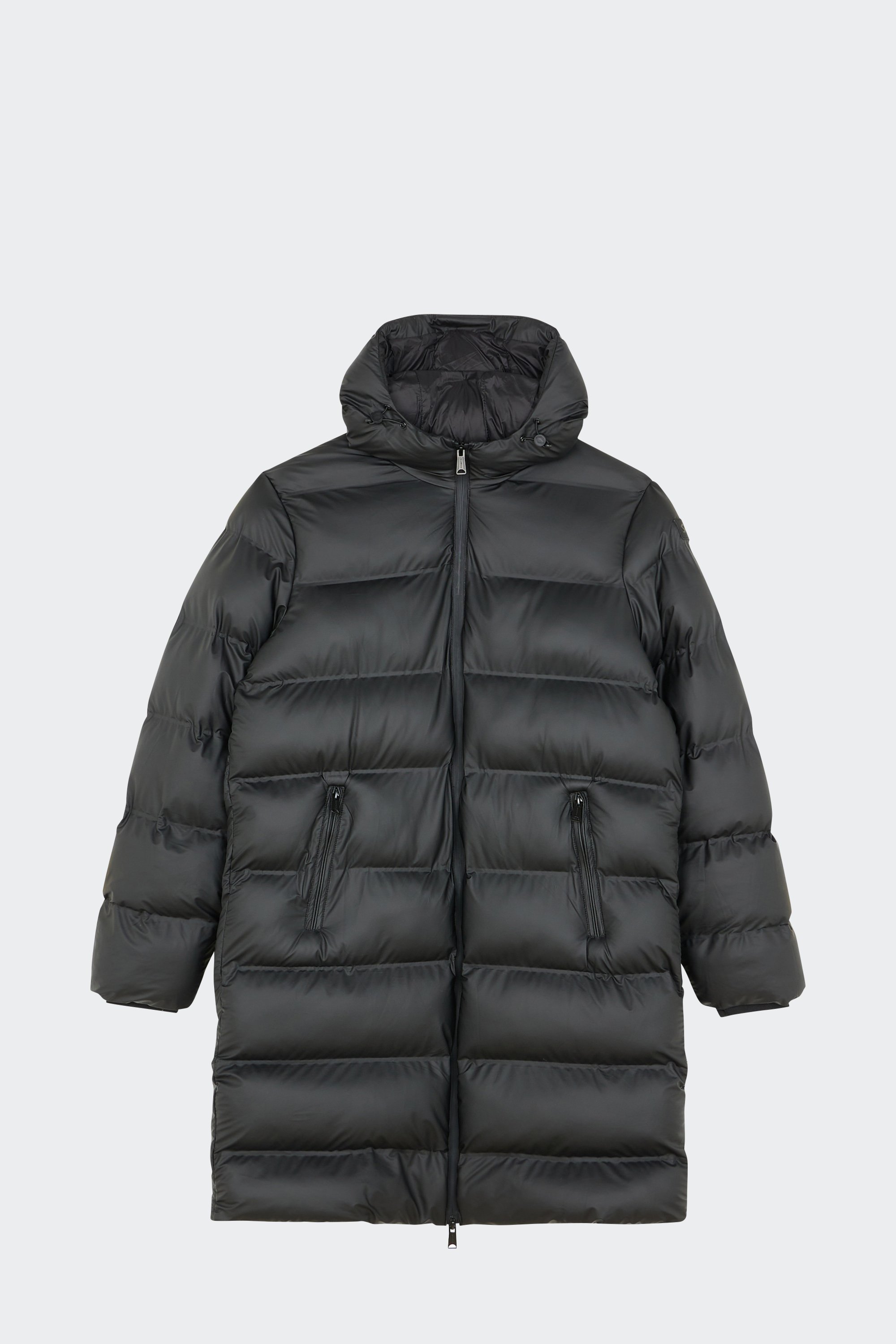 Lightweight quilted padded jacket with high neck | Black by SCHOTT Lightweight quilted padded jacket with high neck Black