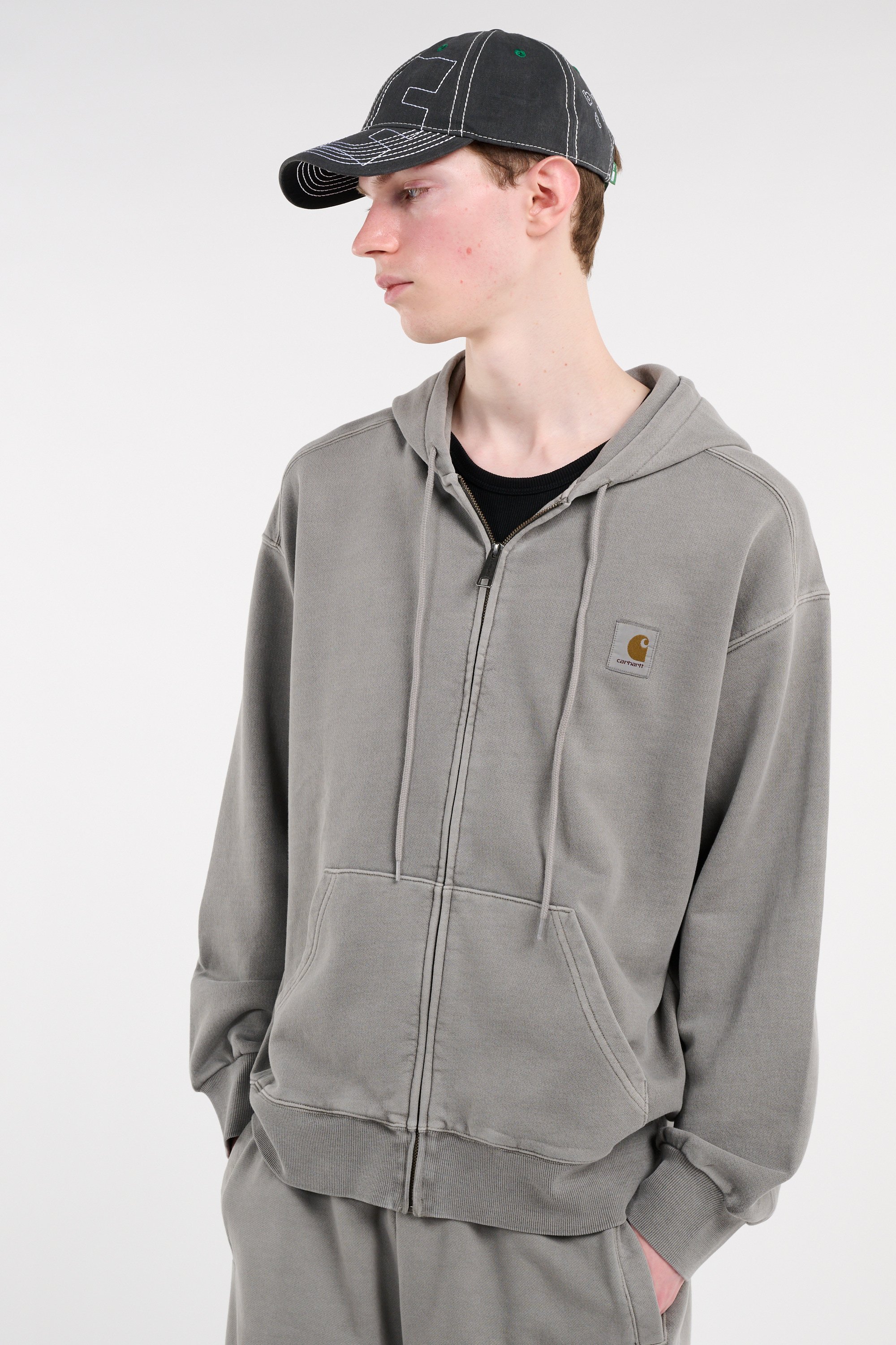 Zip-up hoodie Grey