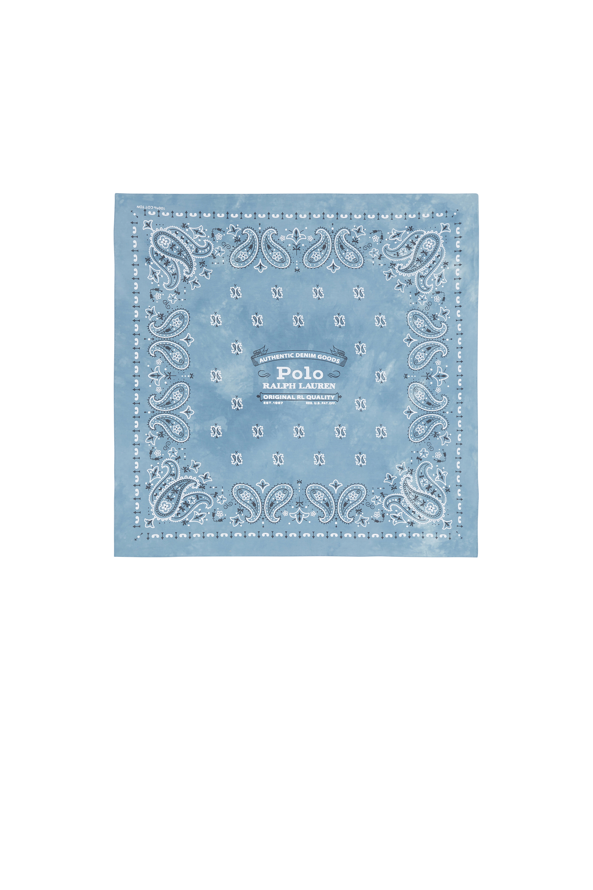 Bandana Logo Cotton Bandanna Vessel blue