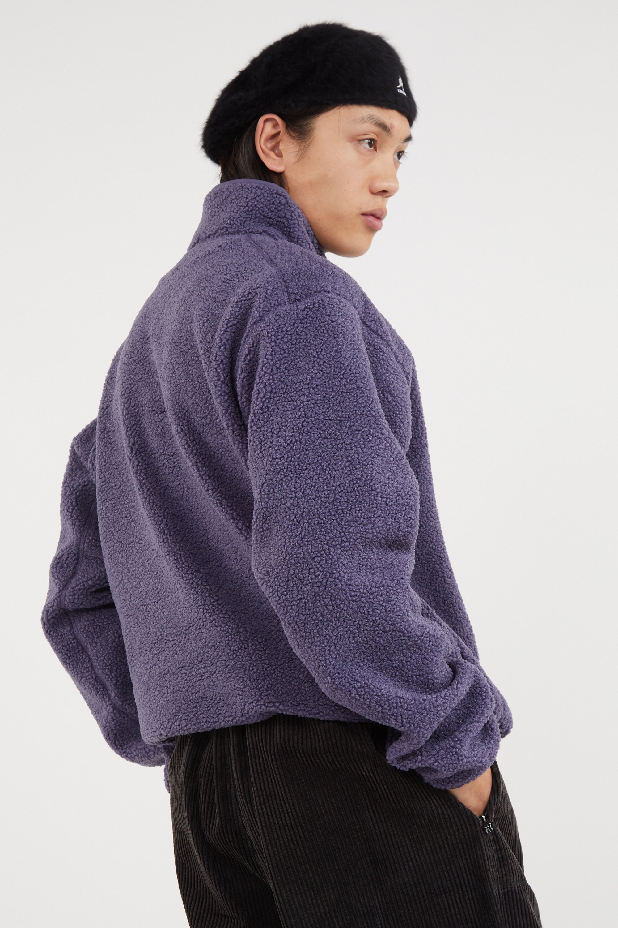 Fleece Xpl pile snap Purple Adidas - Men | Citadium