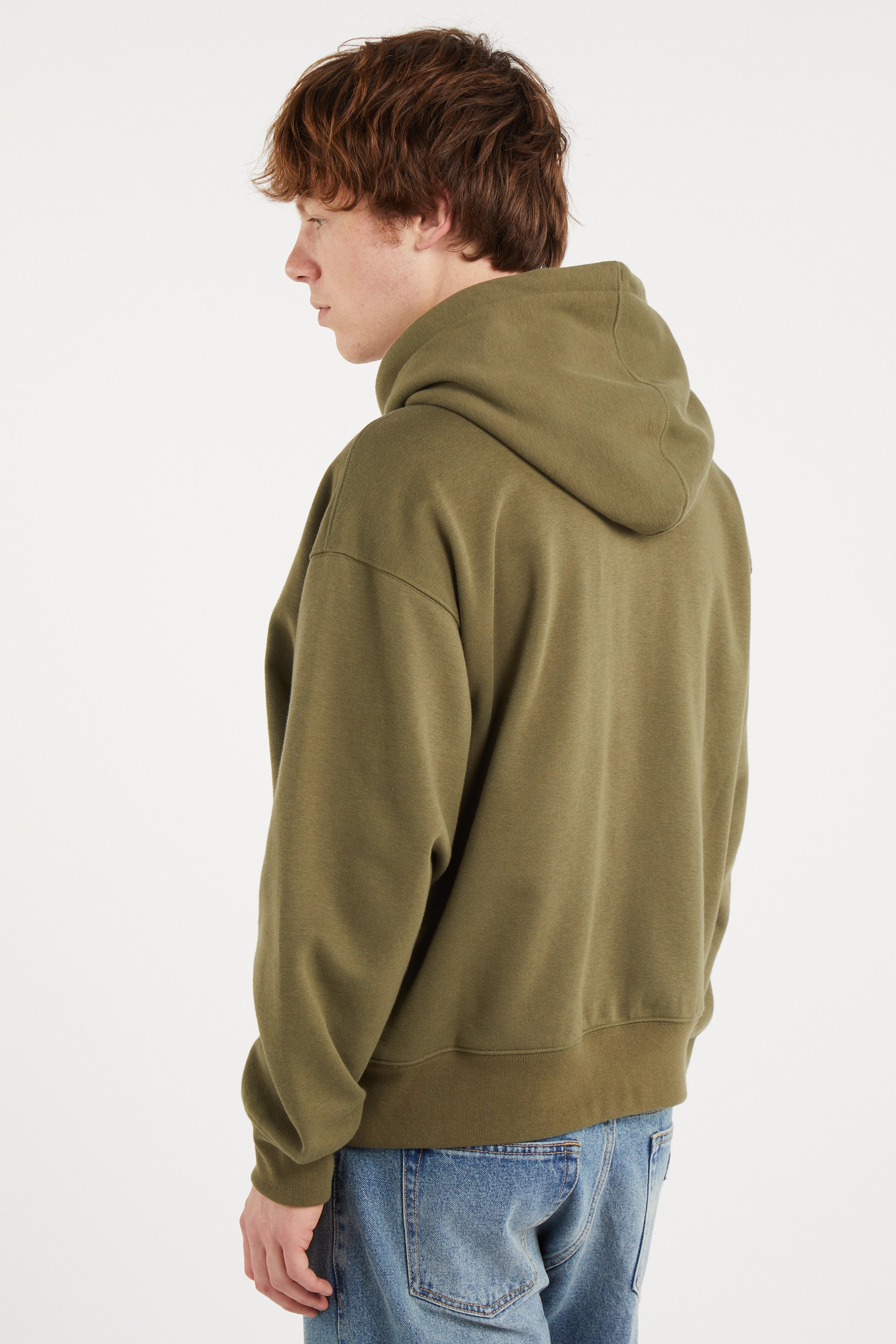 Hoodie zippé Vert