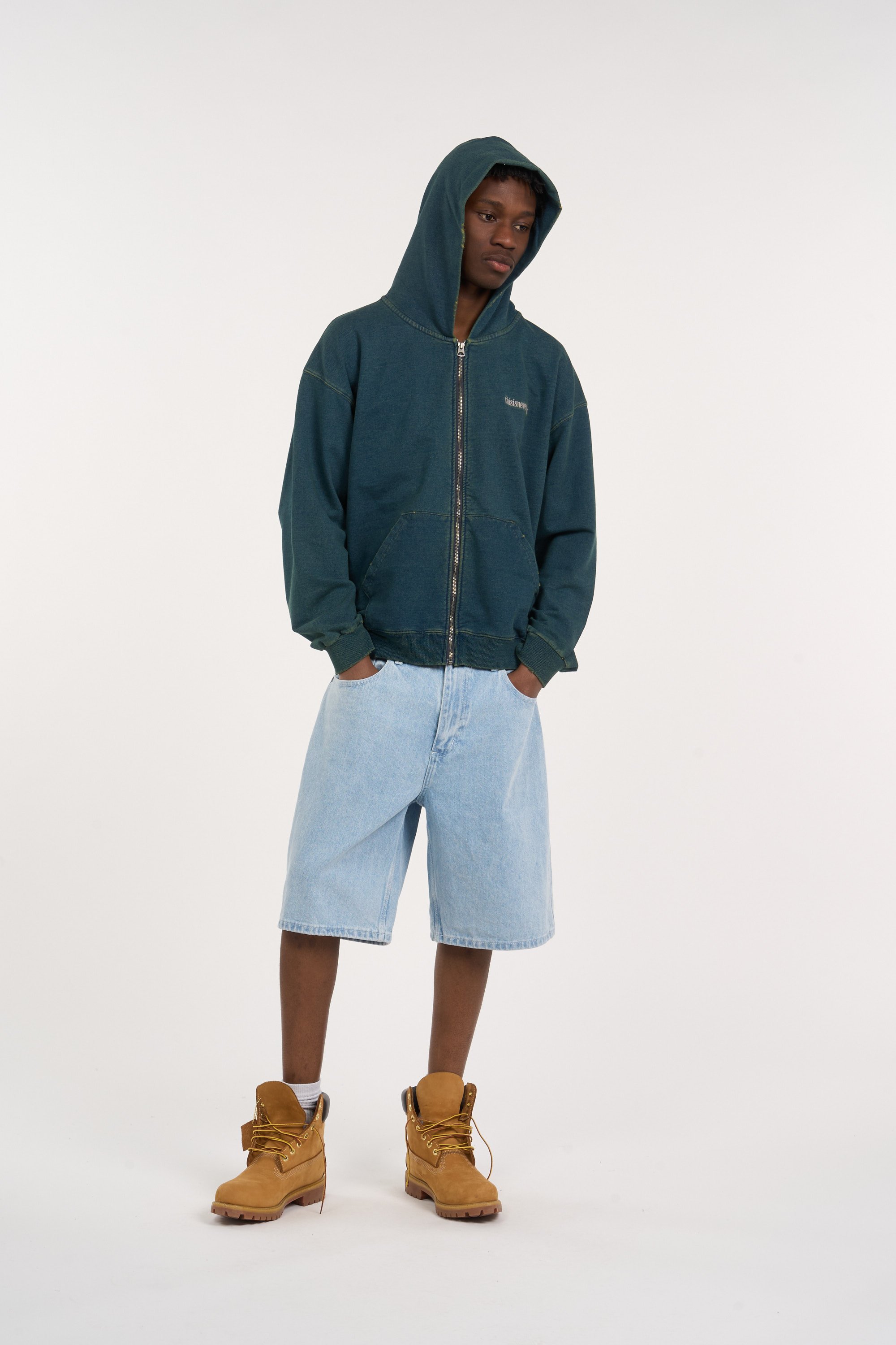 Hoodie zippé | Bleu THISISNEVERTHAT Homme