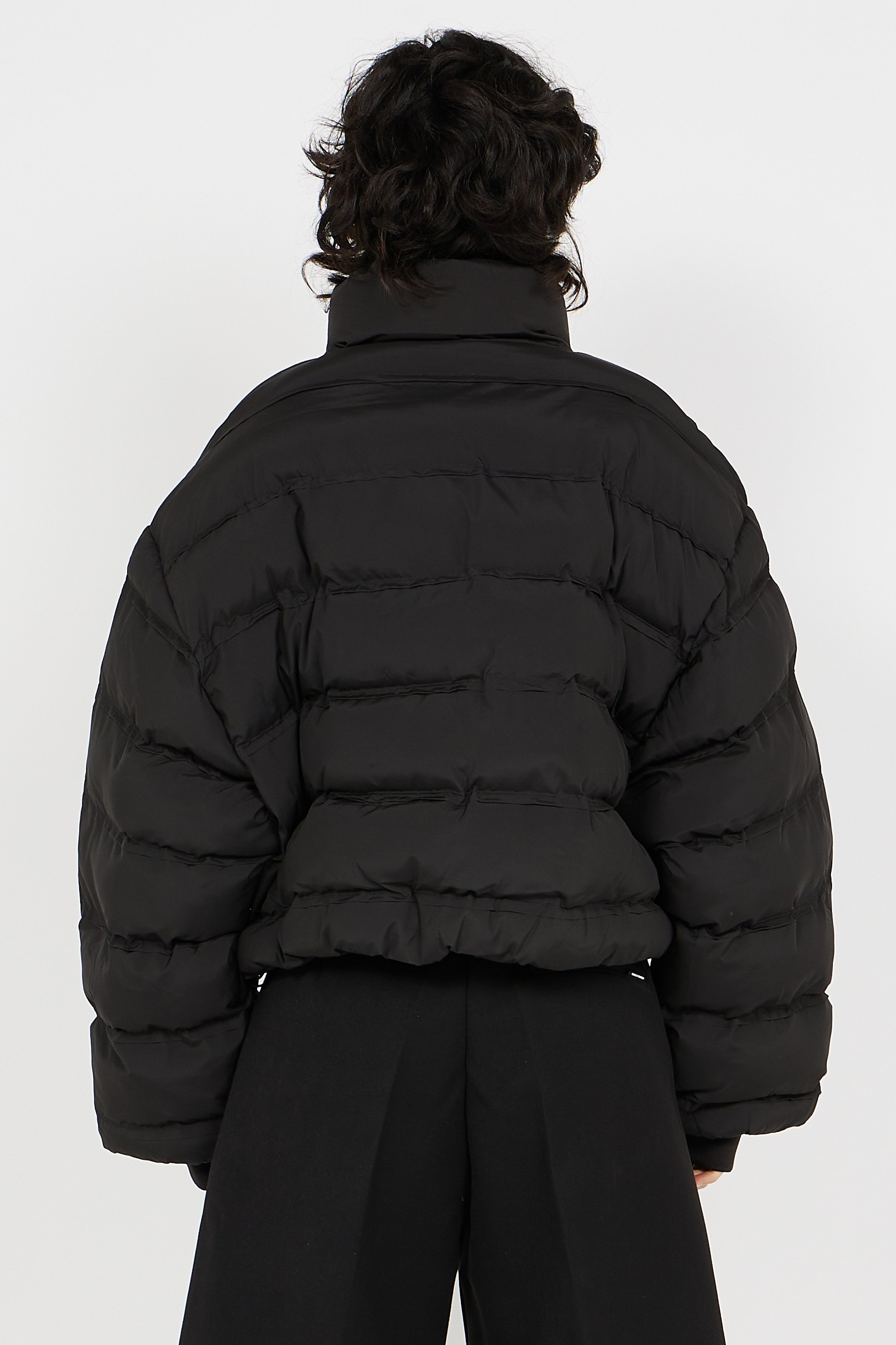 Lightweight quilted padded jacket with high neck | Black by DAILY PAPER Lightweight quilted padded jacket with high neck Black